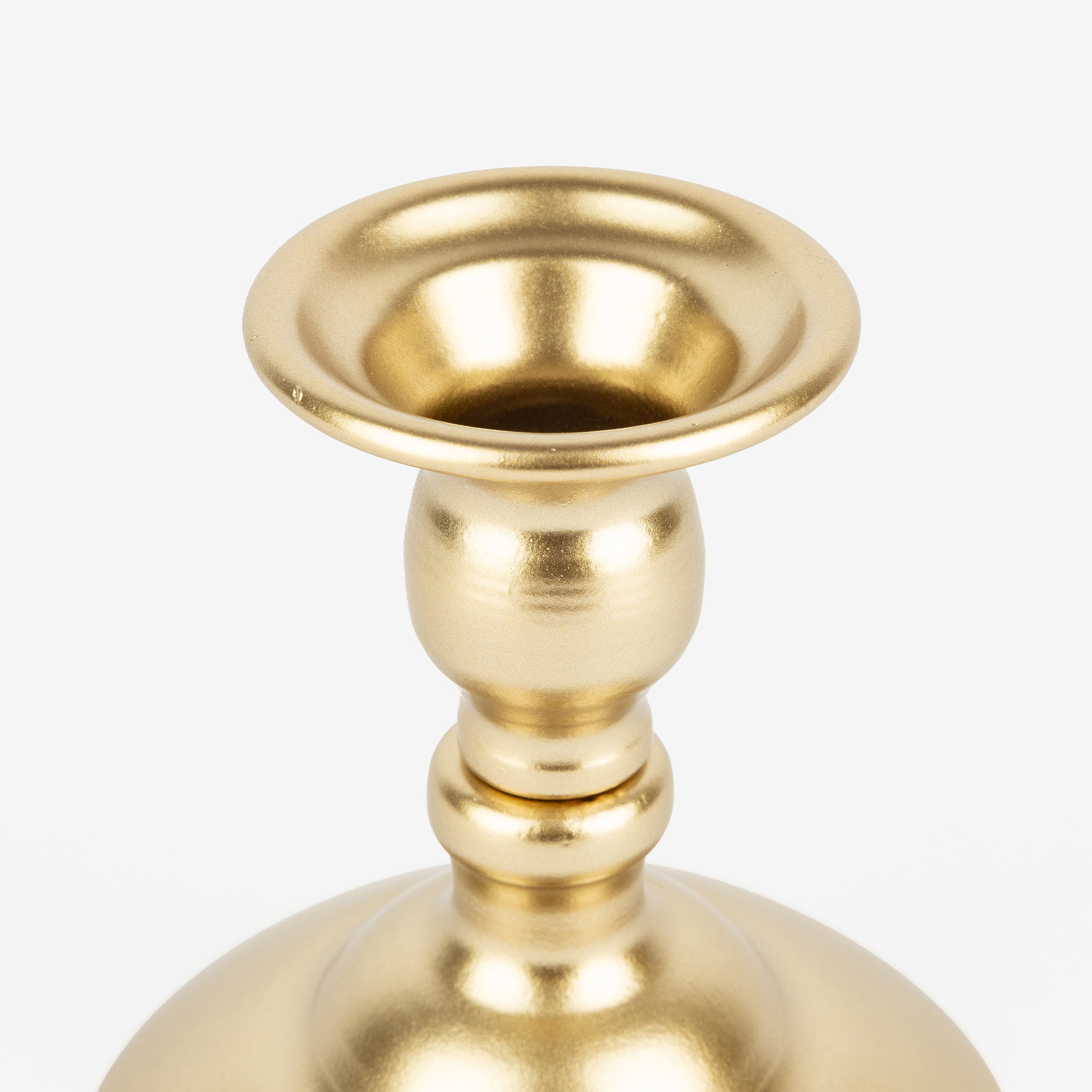 Candelabro de metal dorado Dila 9,5cm