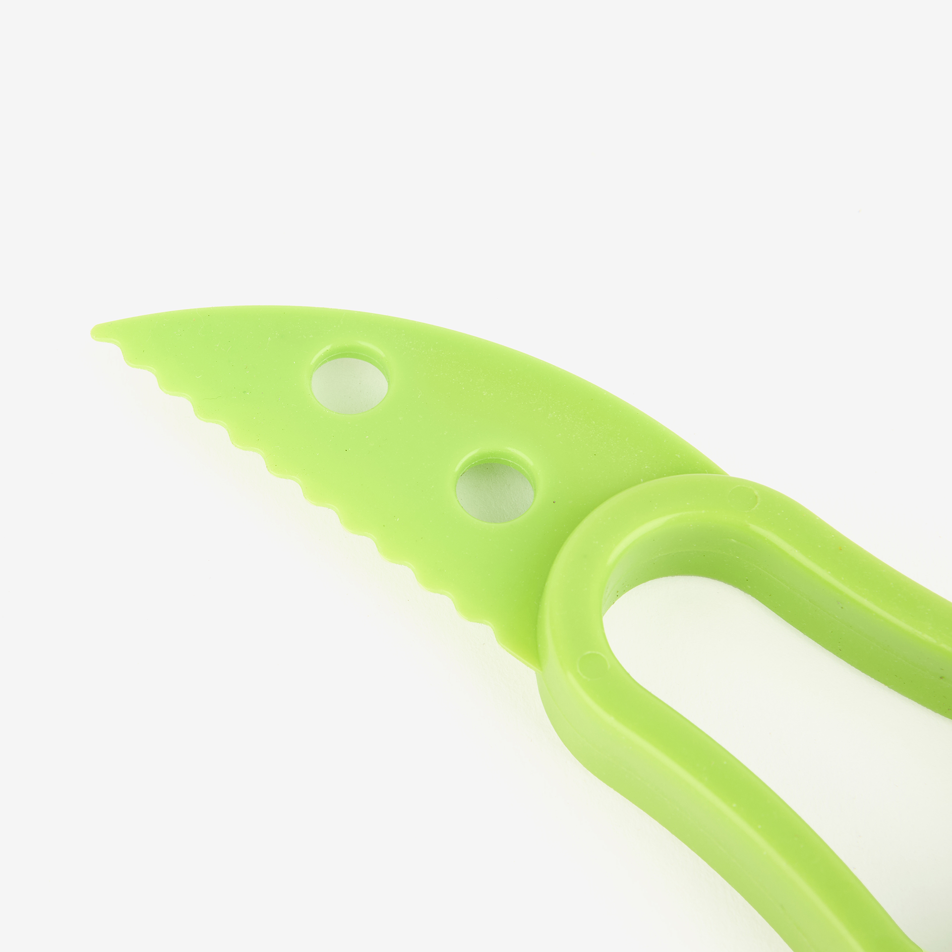 Pelador de aguacate verde 18cm