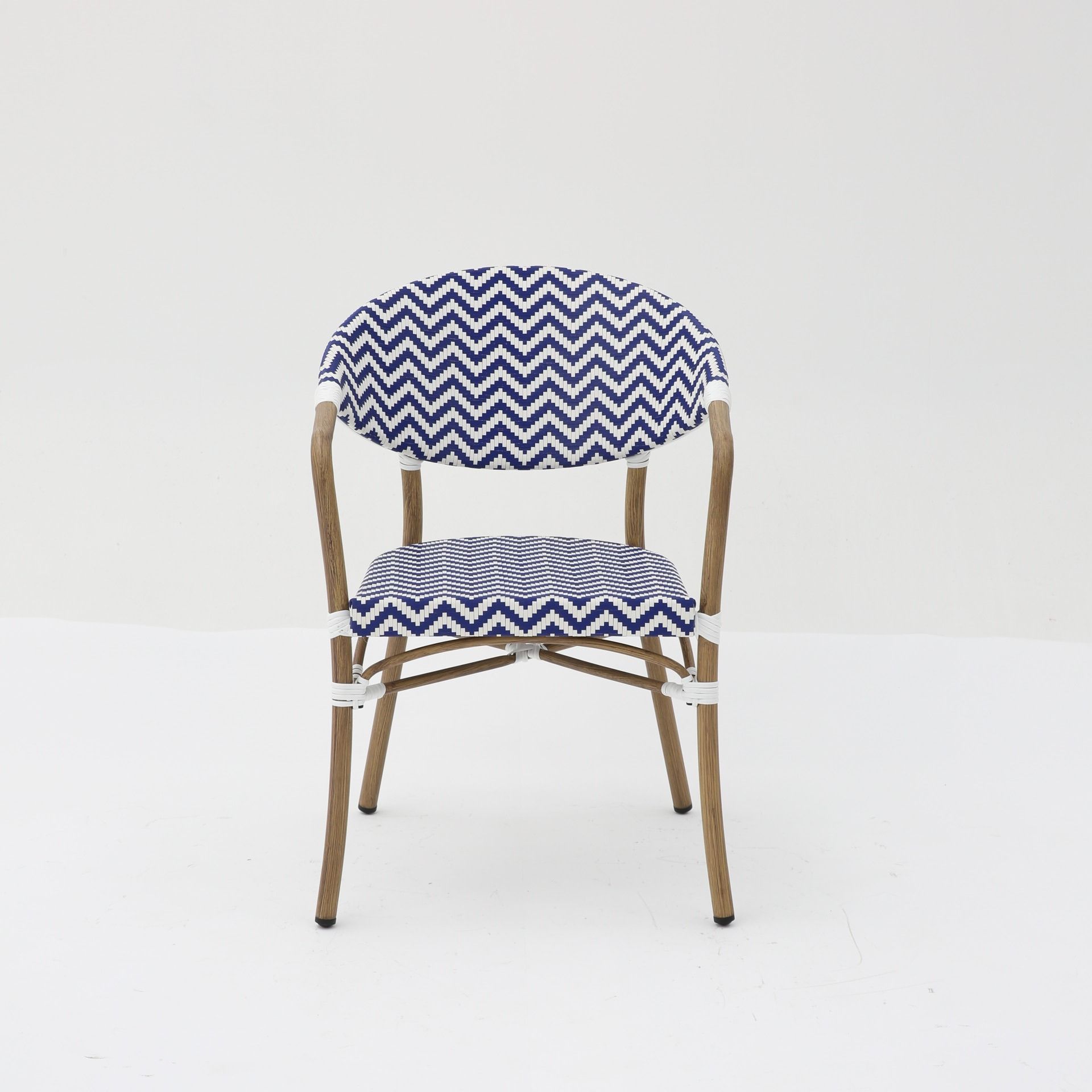 Silla de jardín de ratán sintético Marine 57x60x83cm