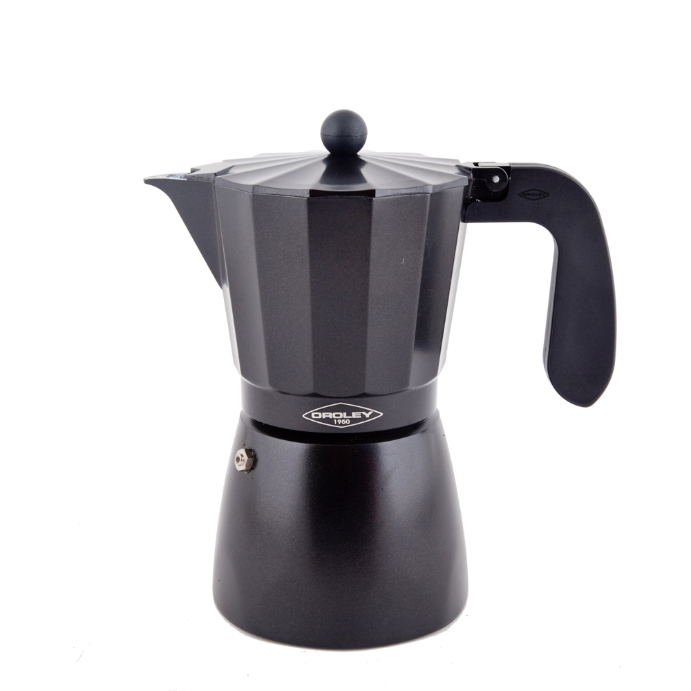 Cafetera 9 tazas aluminio Touareg oroley