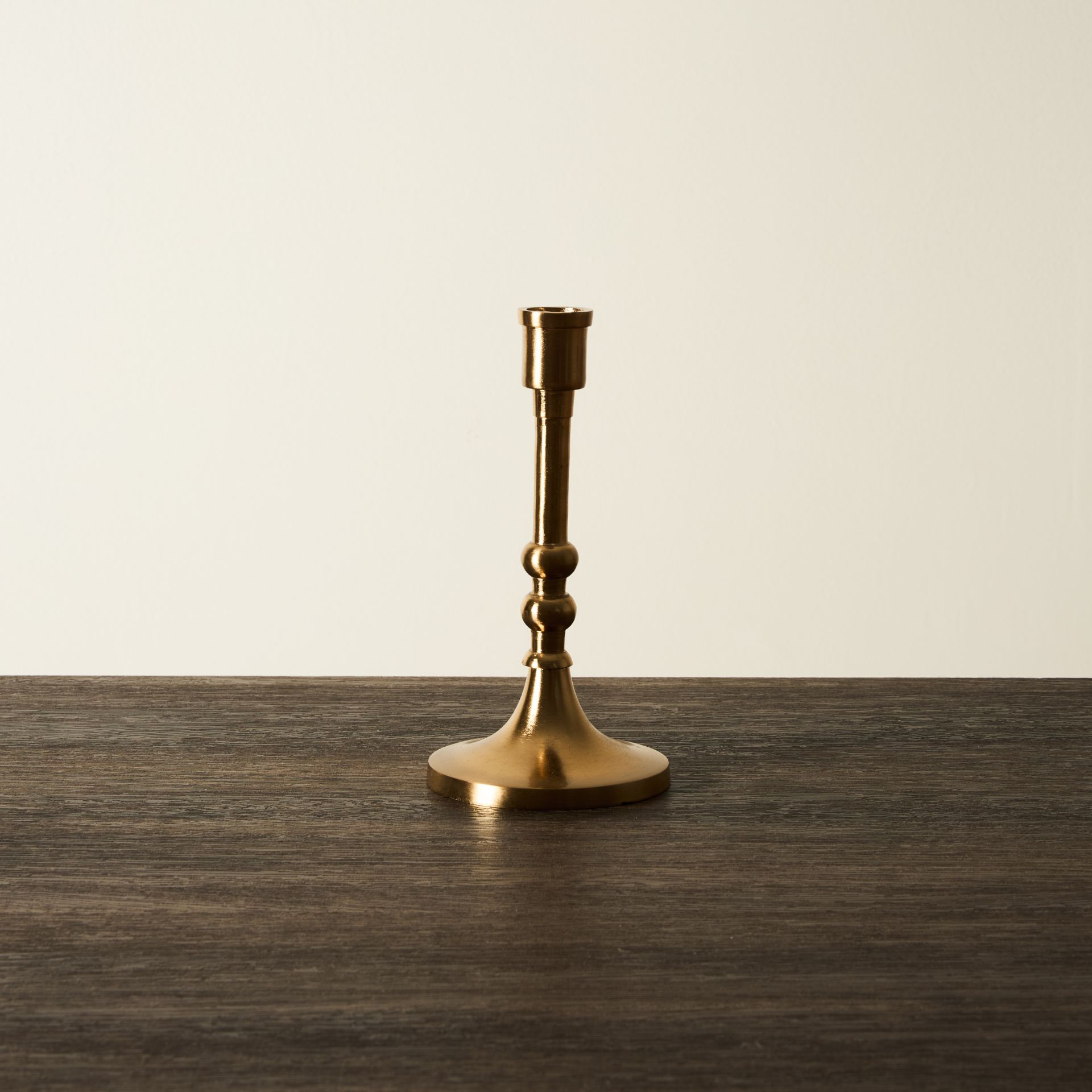 Candelabro de aluminio dorado Altin 18cm