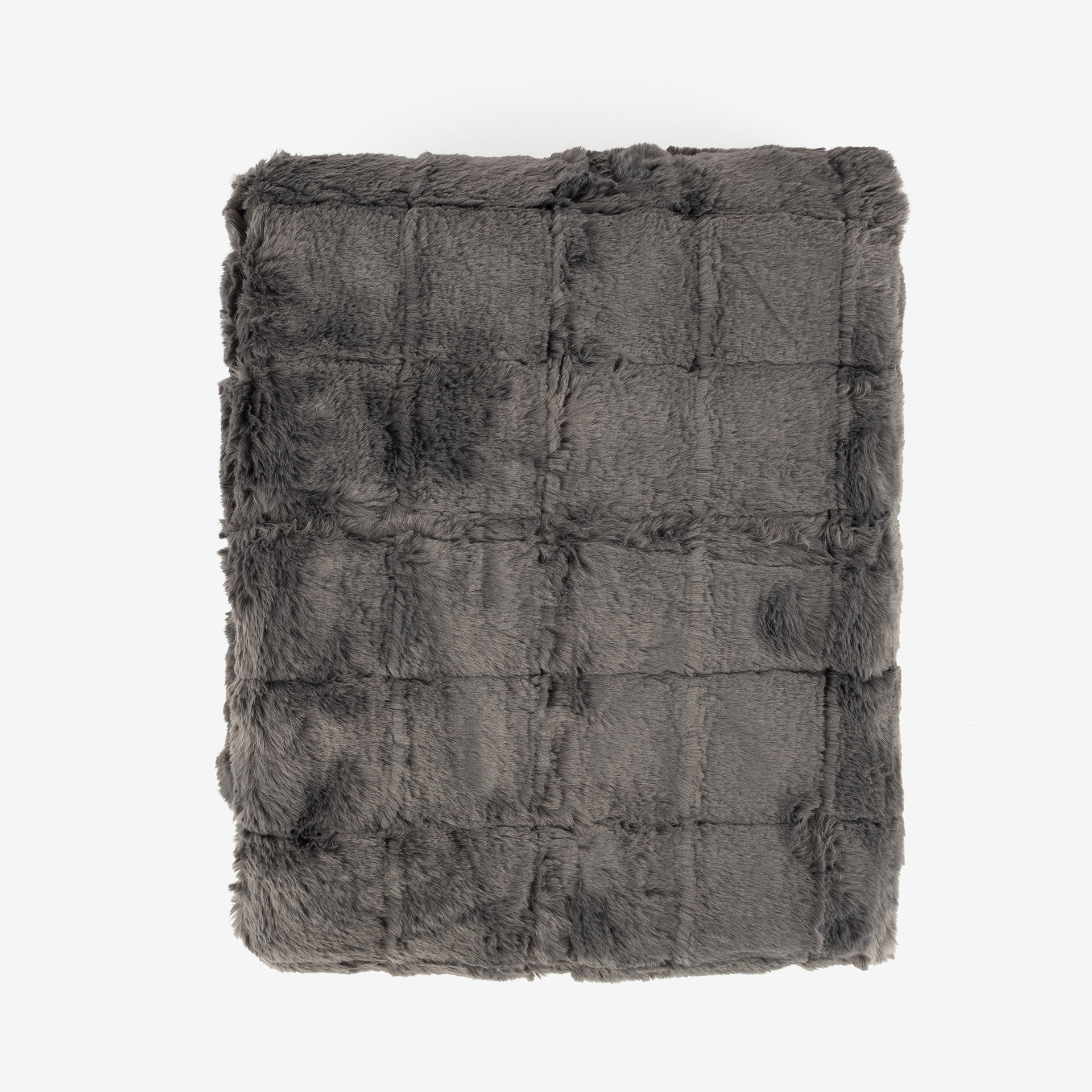 Manta de pelo suave gris Nuuk 130x150cm