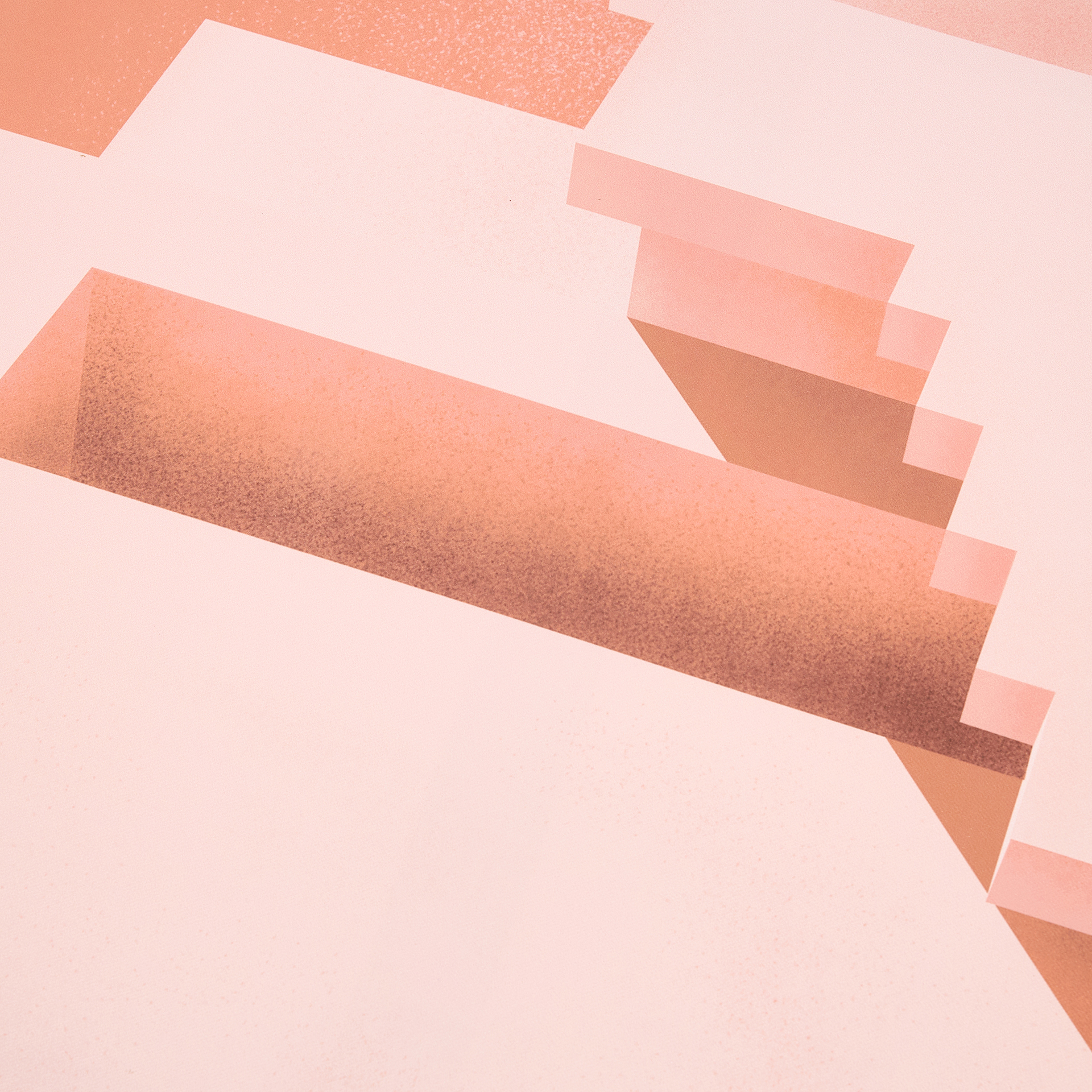 Cuadro con marco y cristal Ladder 45x60cm