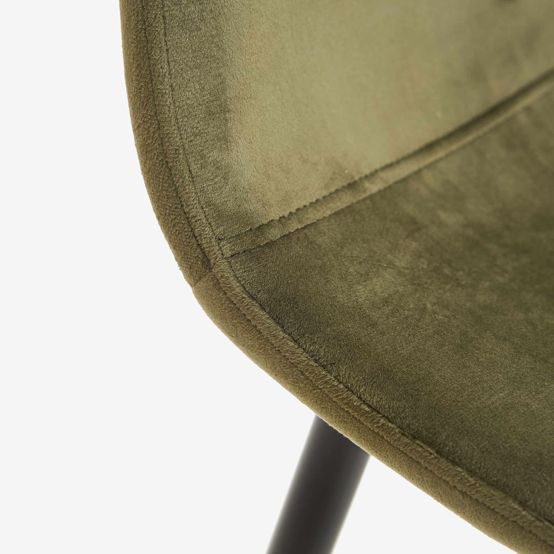 Silla de comedor velvet verde ingl&eacute;s Concept 45x45x55cm