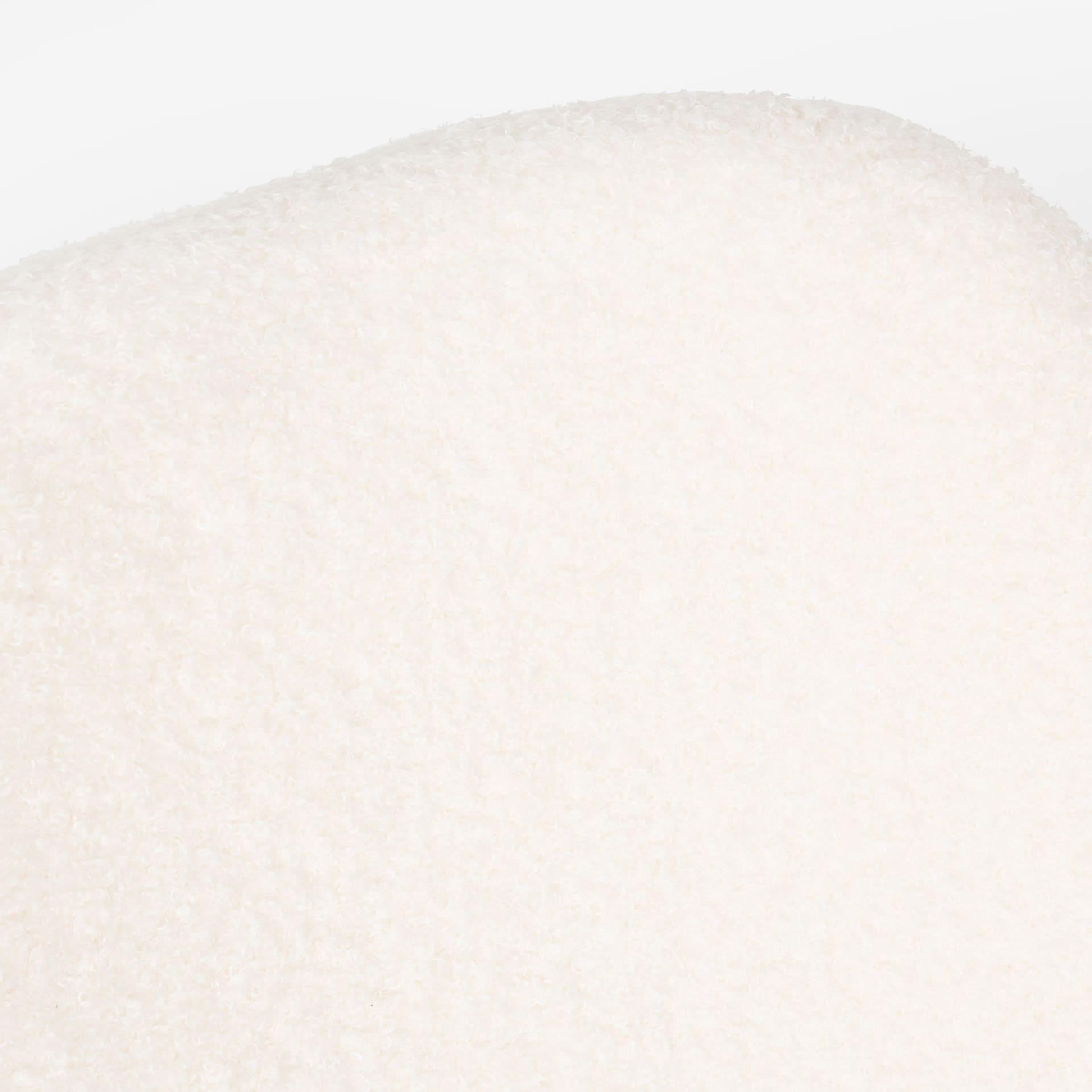 Silla de comedor de borreguito beige Karina 46x60x82cm Clau&Chloe