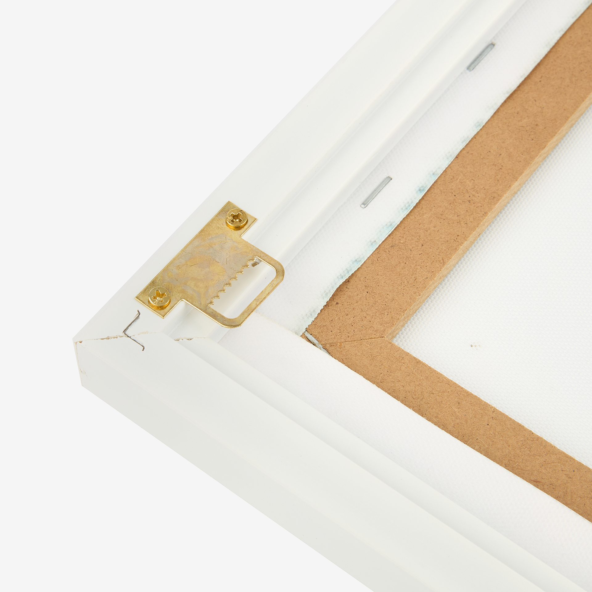 Cuadro con marco y cristal White Town 30x40cm