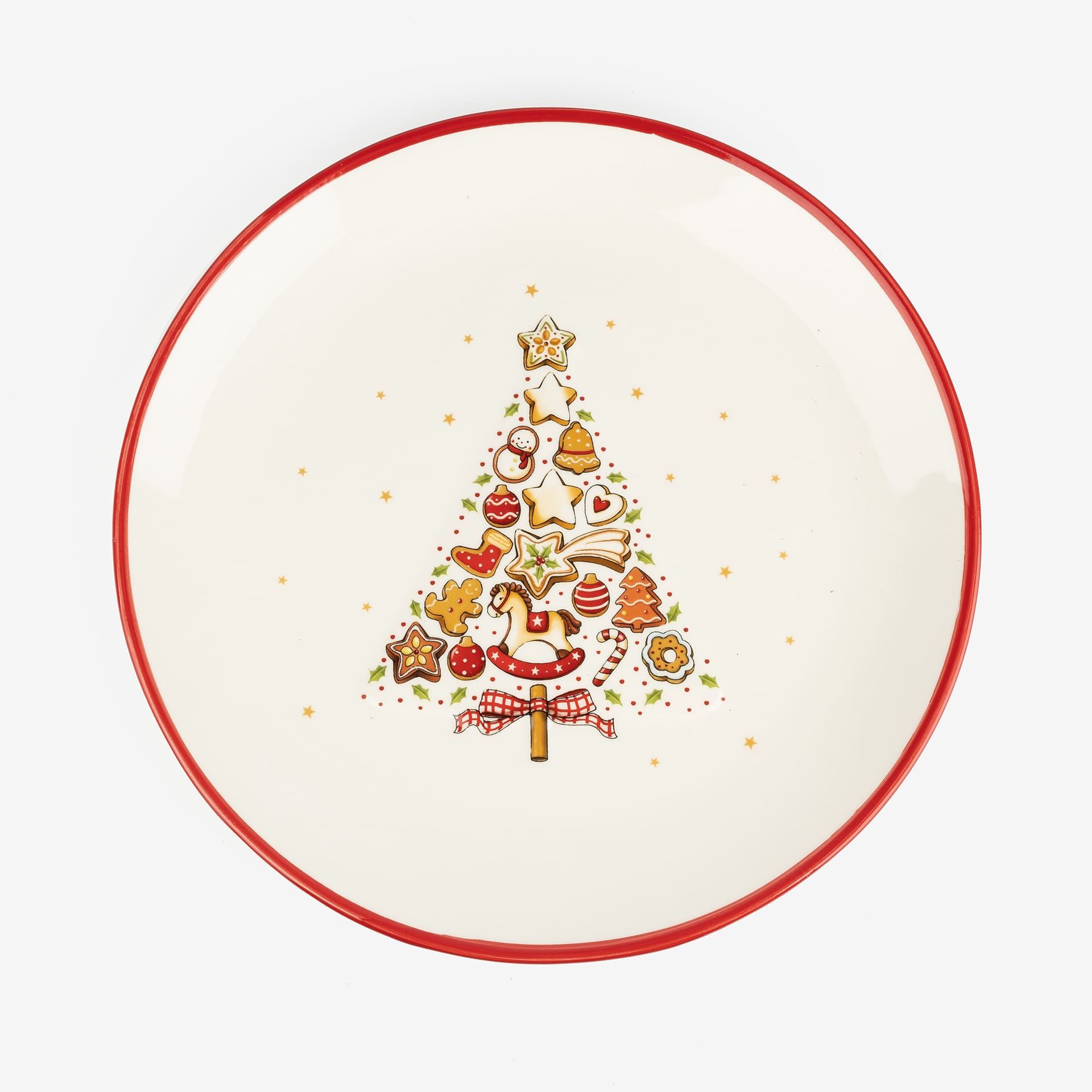 Plato de cerámica Árbol Navidad Ø30cm