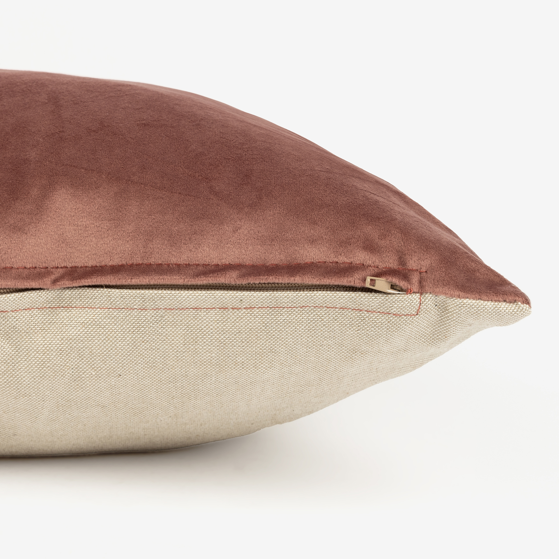 Funda de cojín velvet rosa 30x45cm