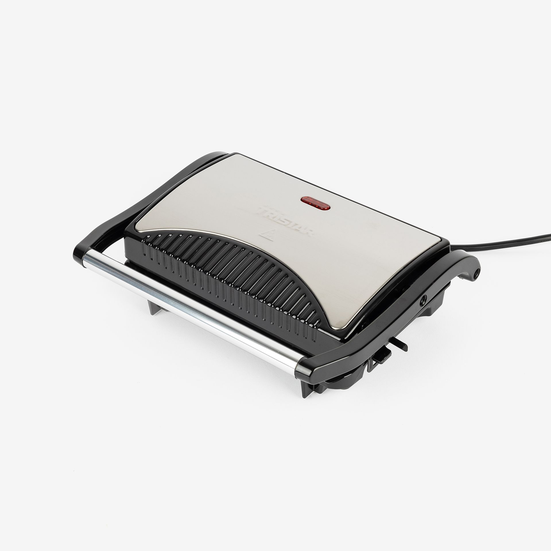Grill el&eacute;ctrico de acero inoxidable Tristar 700w