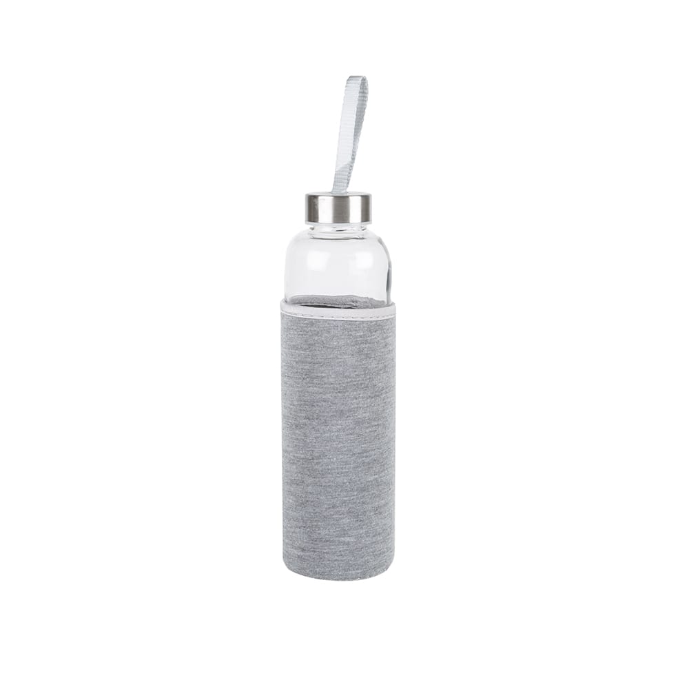 Botella con funda gris de cristal Temel 60cl