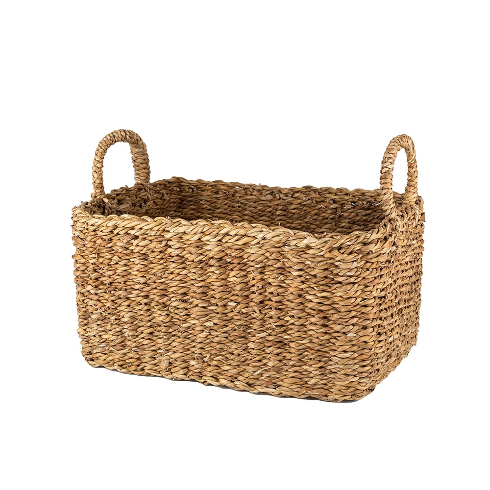 Cesta de mimbre Typha grande 40x30x20cm