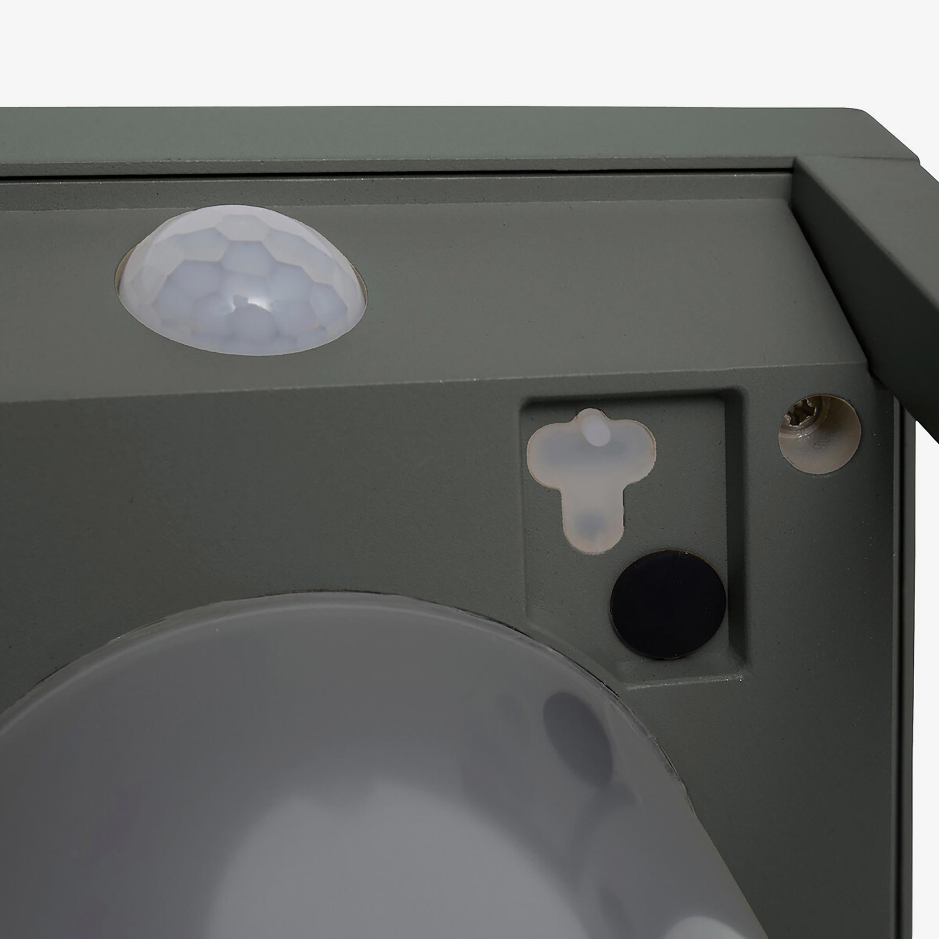 Farol solar para jard&iacute;n de aluminio verde Pirox 40cm