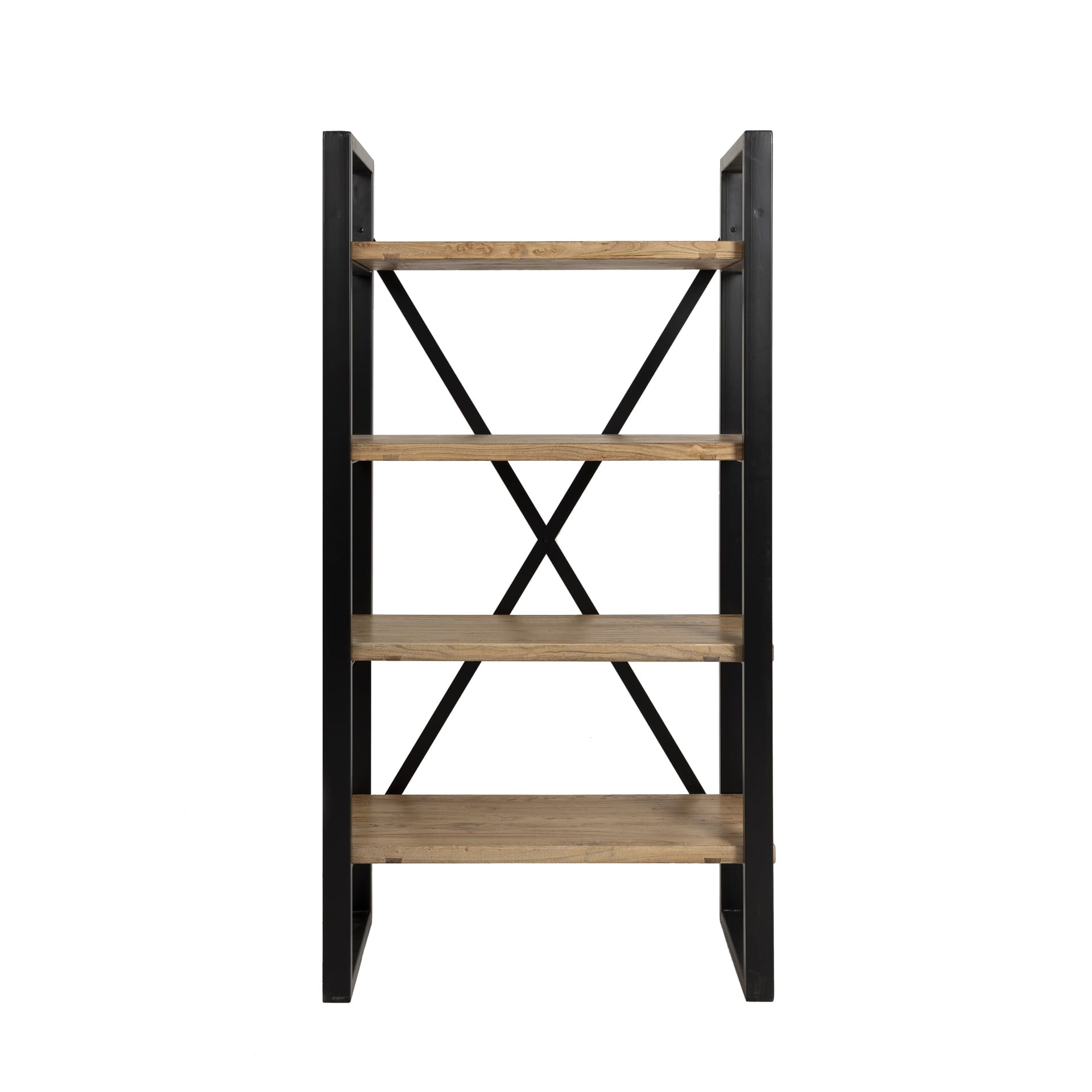 Estantería de madera de olmo reciclada 80x40x160cm