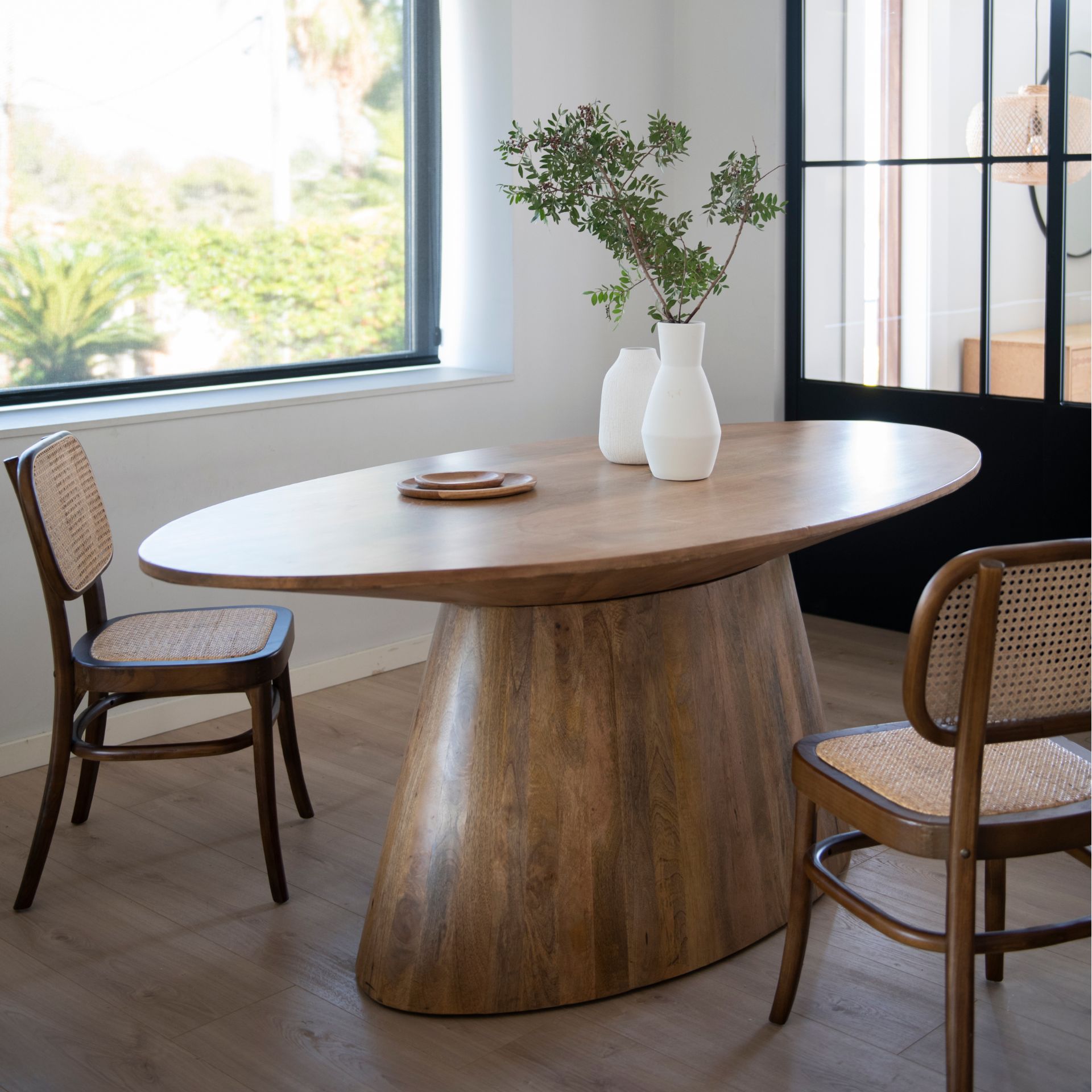 Mesa de comedor de madera de mango Sidney 200x100x77cm Clau&Chloe