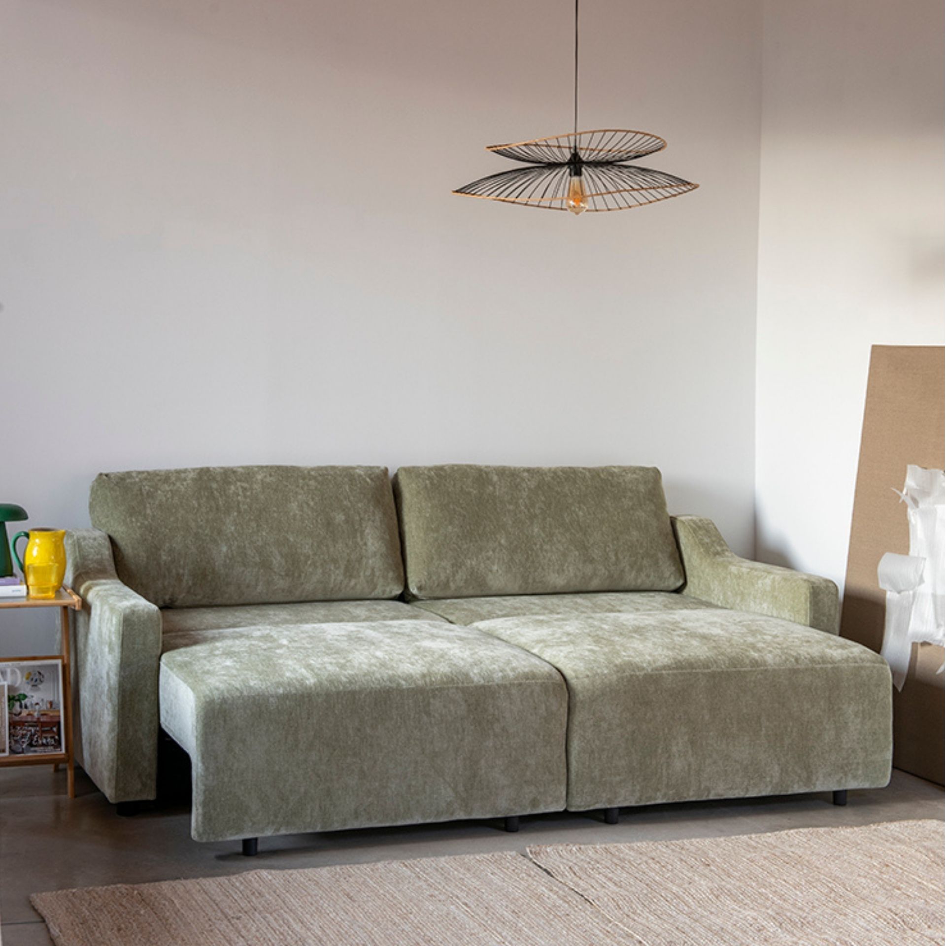 Sofá cama de 3 plazas mint Duman 229x113x86cm