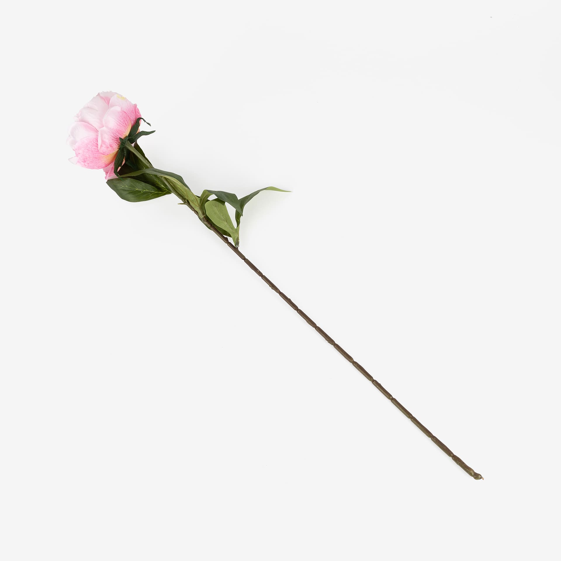 Flor peonia rosa artificial 65cm