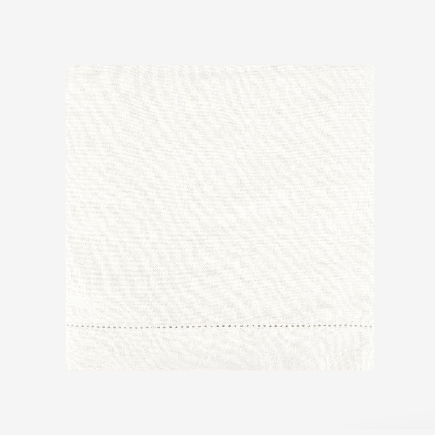 Mantel de algod&oacute;n blanco Vainica 140x250cm