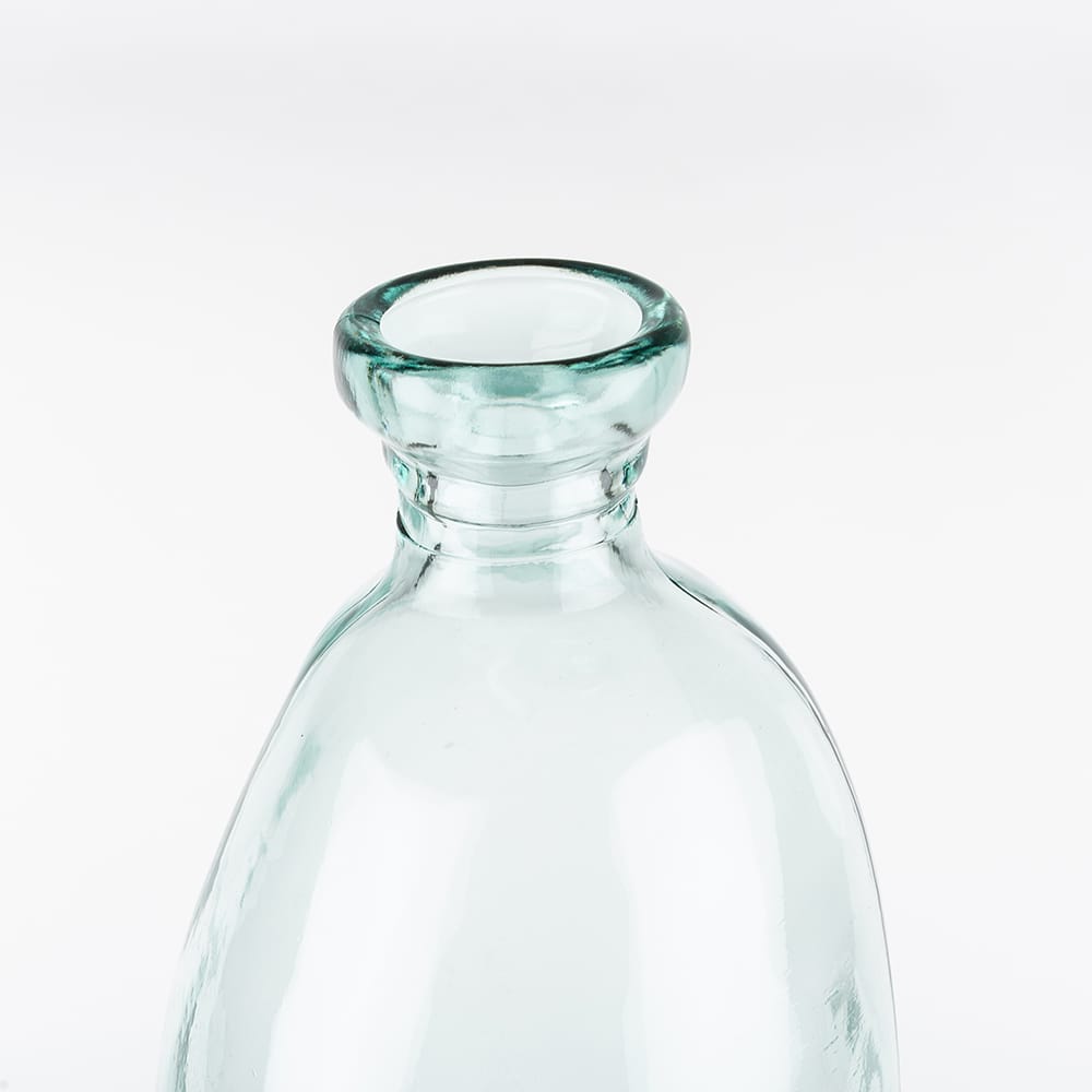 Jarrón de vidrio reciclado Ø22x51cm