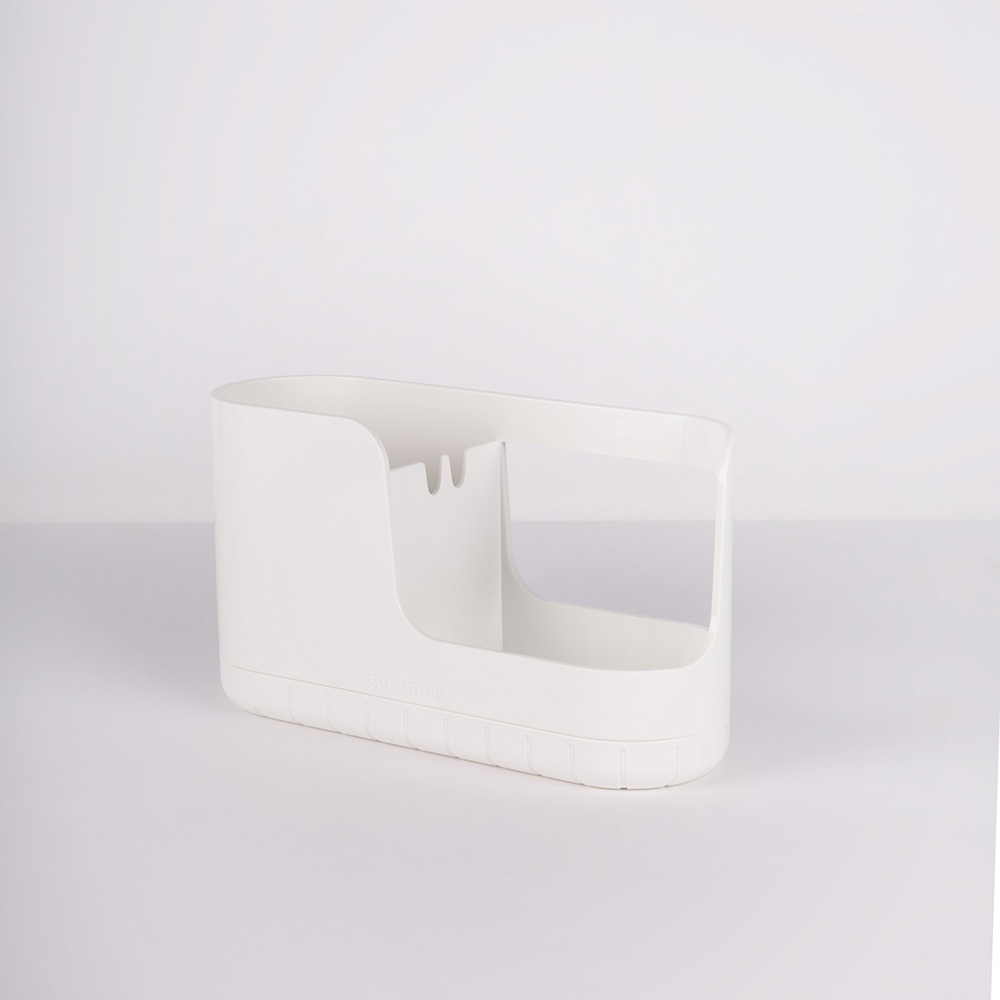 Organizador de fregadero de pl&aacute;stico blanco Nara - Guzzini