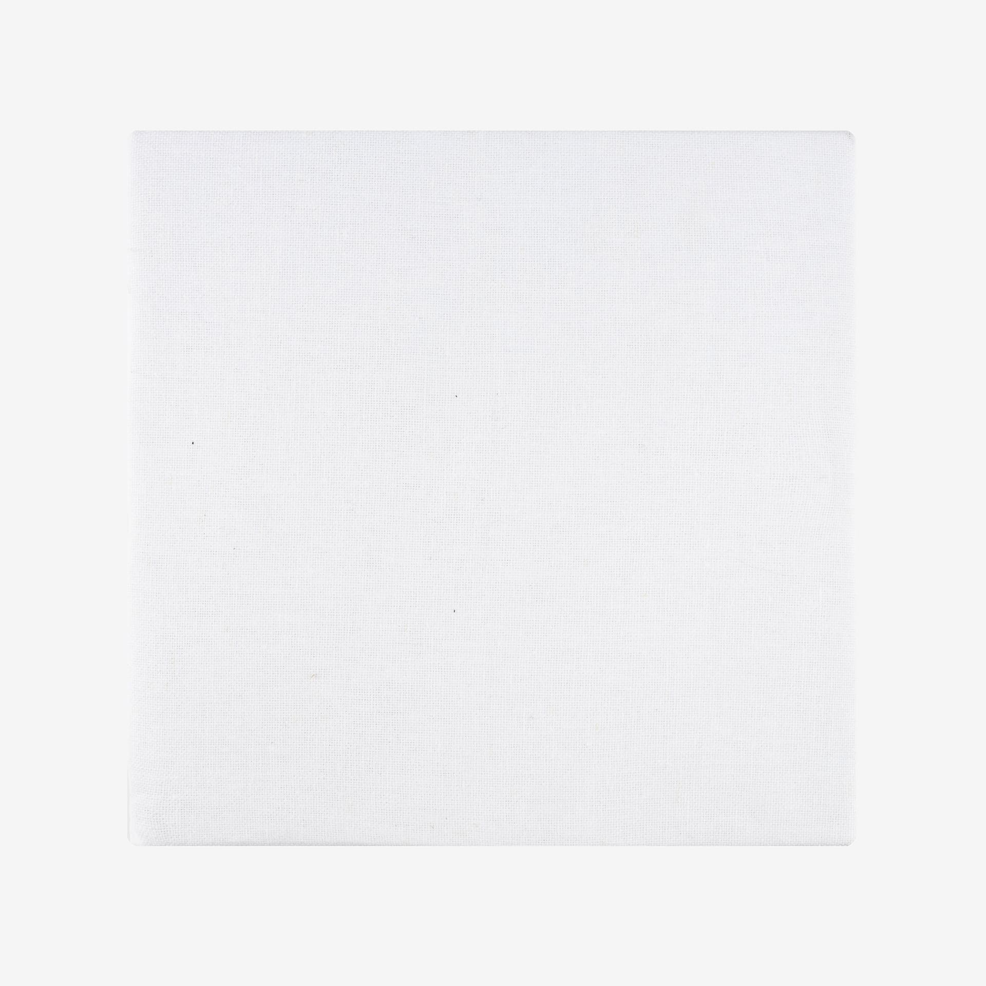 Mantel de algodón y lino blanco 145x200cm