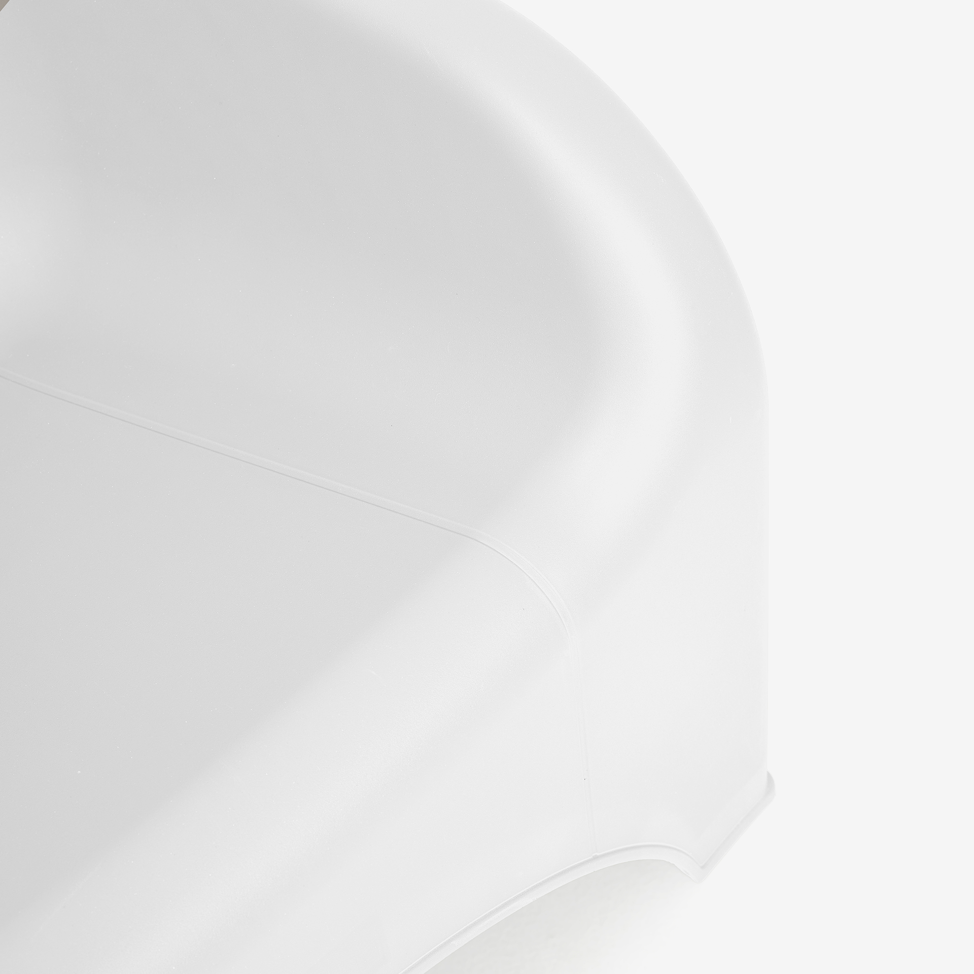 Silla de jard&iacute;n apilable de polipropileno blanca Patmos 78x71x79cm