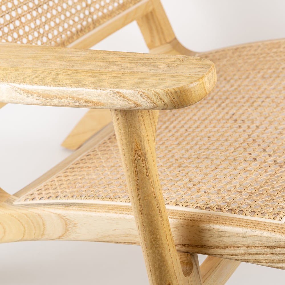 Butaca de ratán Cecilia 60x48x75cm Clau&Chloe