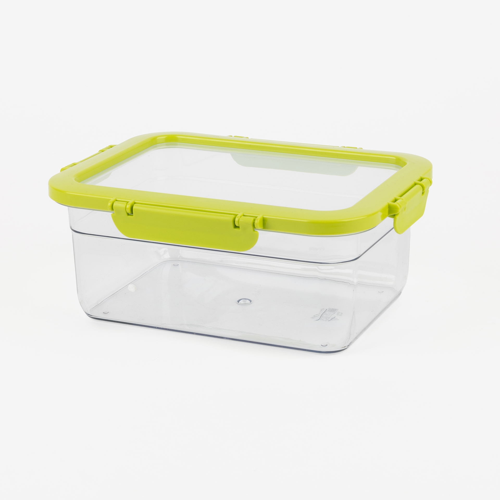 T&aacute;per de polipropileno rectangular herm&eacute;tico Samba 23x18x10cm - 2,2L