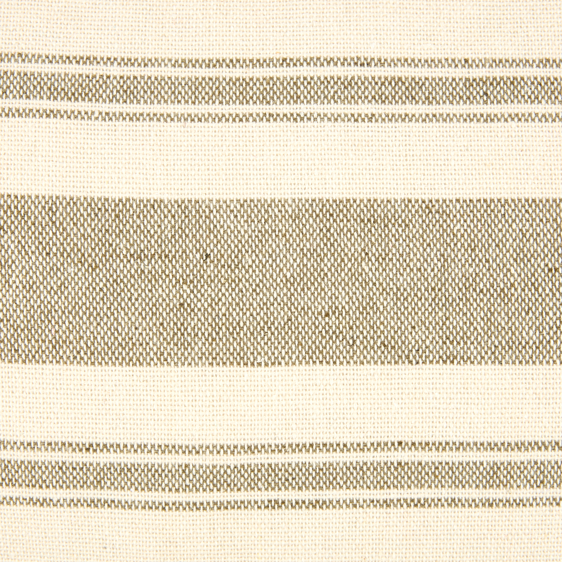 Funda de cojín de algodón rayas verdes Niza 30x45cm