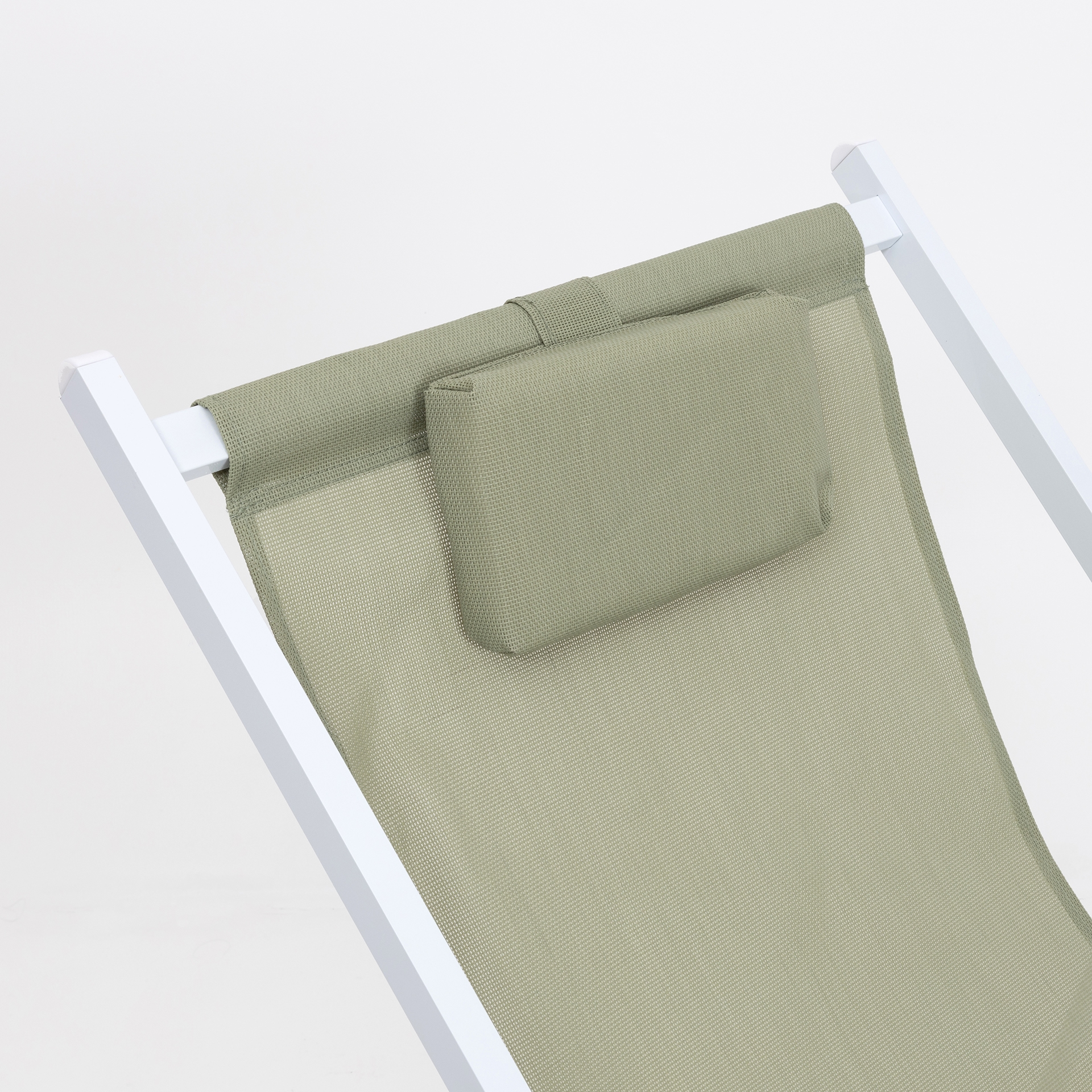 Hamaca de jard&iacute;n verde de aluminio Ereses 101cm