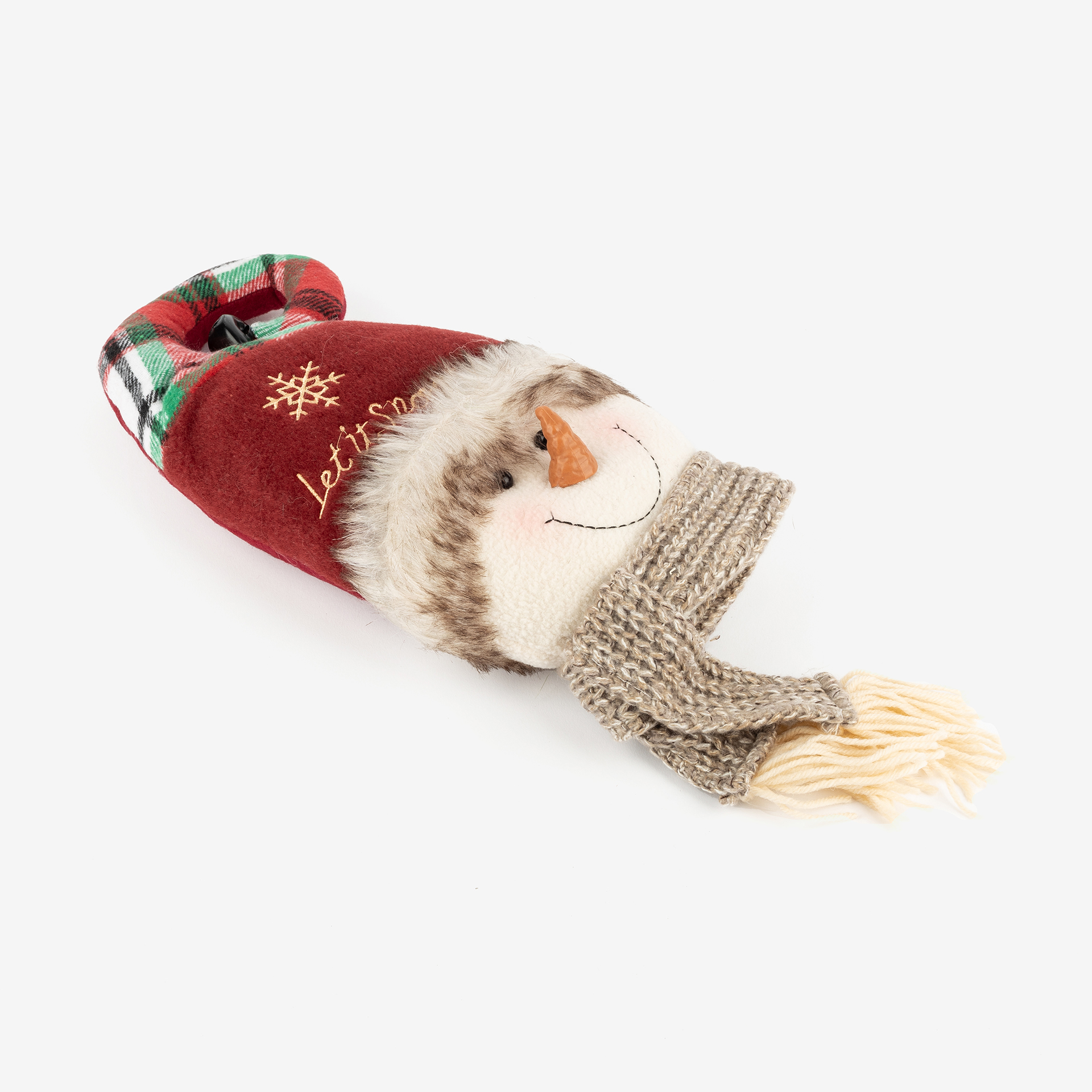 Adorno colgante Busto muñeco de nieve 41cm