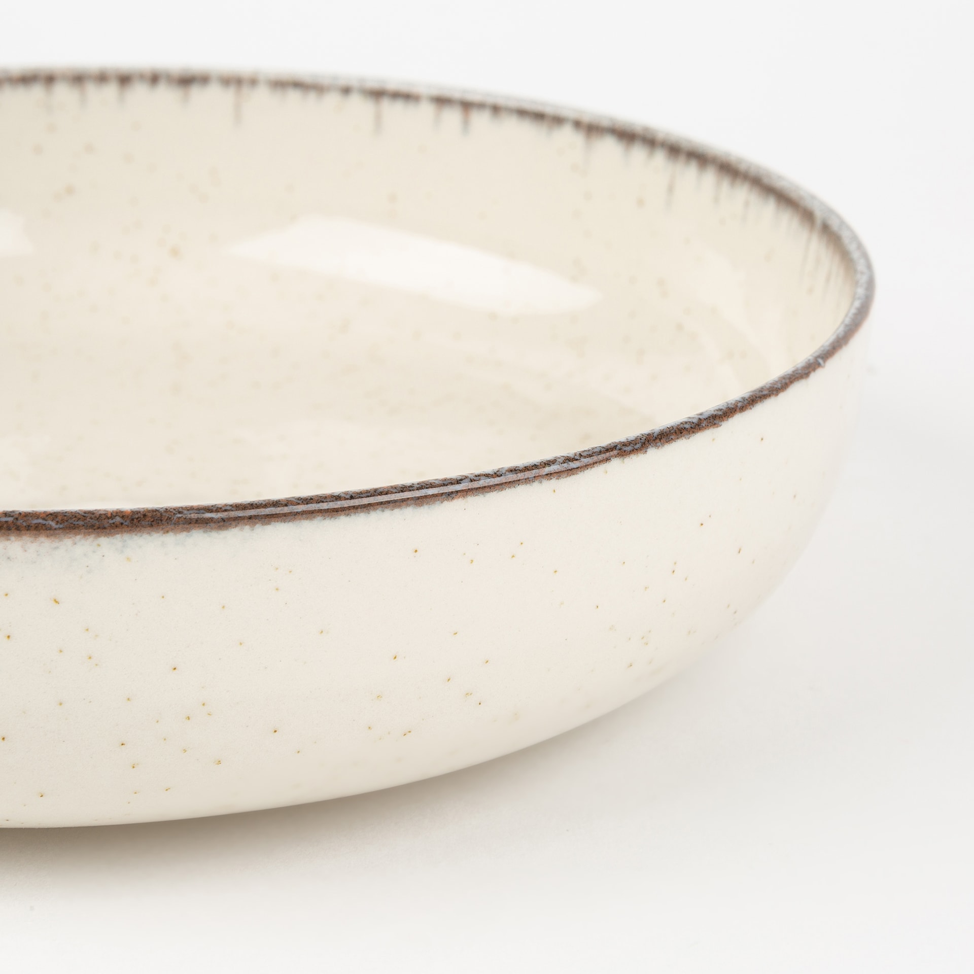 Vajilla de 12 piezas de porcelana marfil Olite