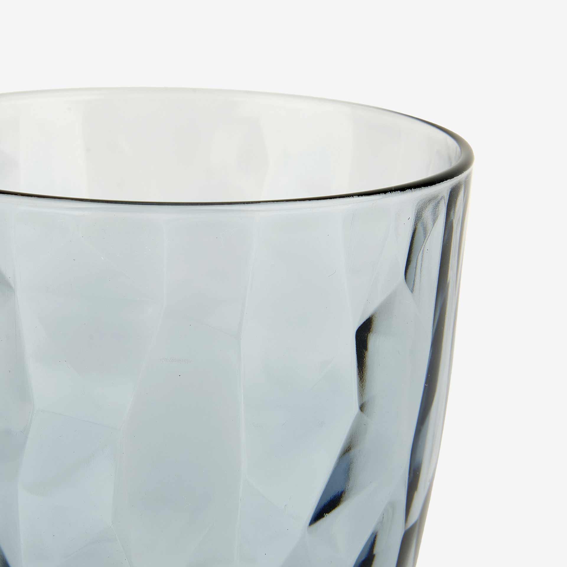 Vaso azul de 39cl Blue Diamond Bormioli 