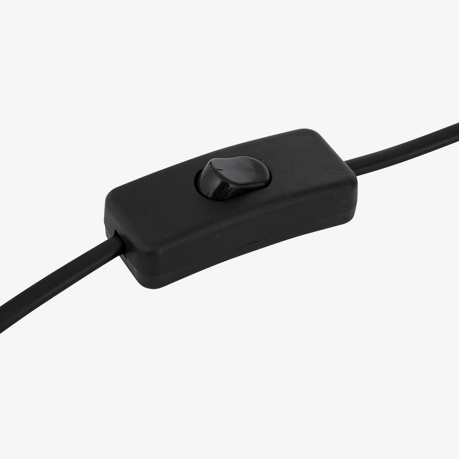 L&aacute;mpara de mesa seta Savio de metal negro 38cm