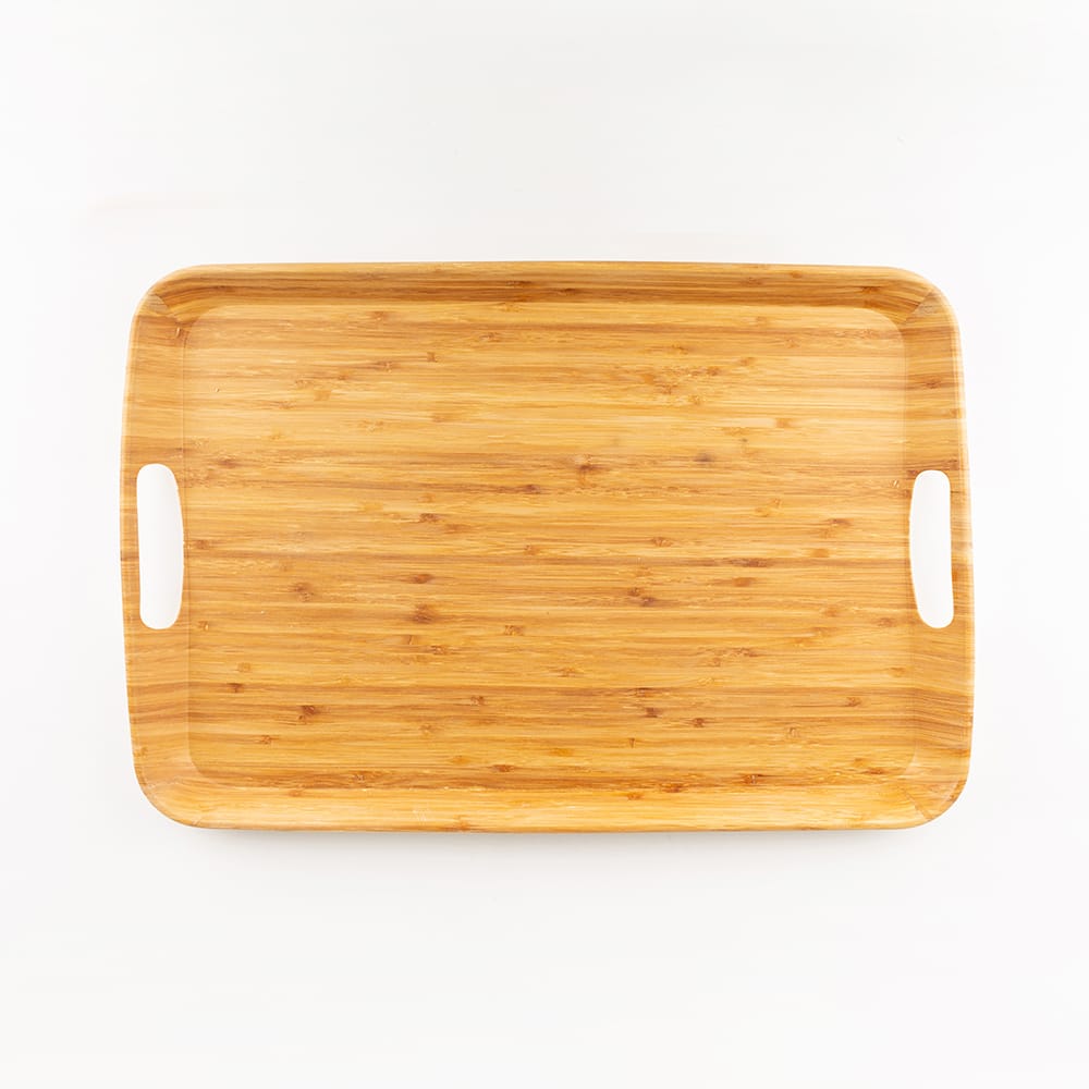 Bandeja de melamina efecto bambú en varias medidas