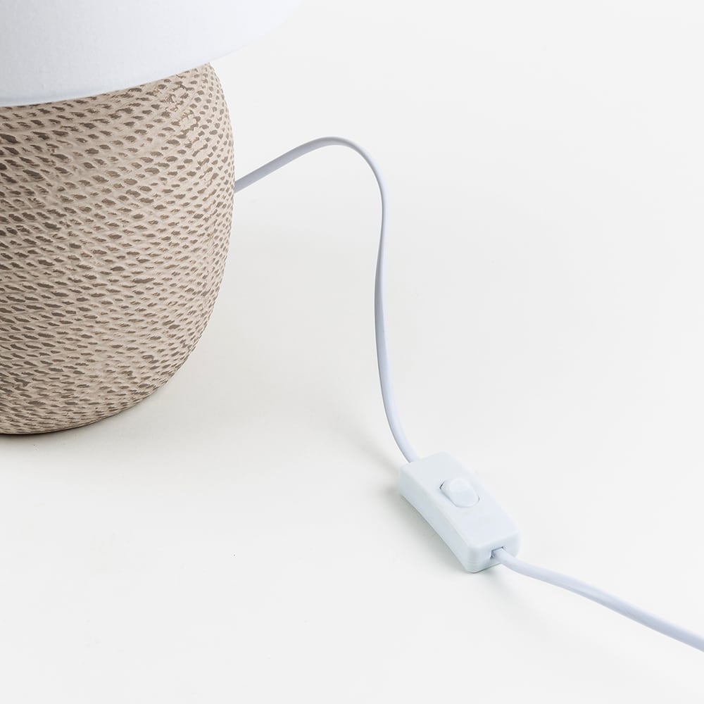 Lámpara de mesa de gres 40cm