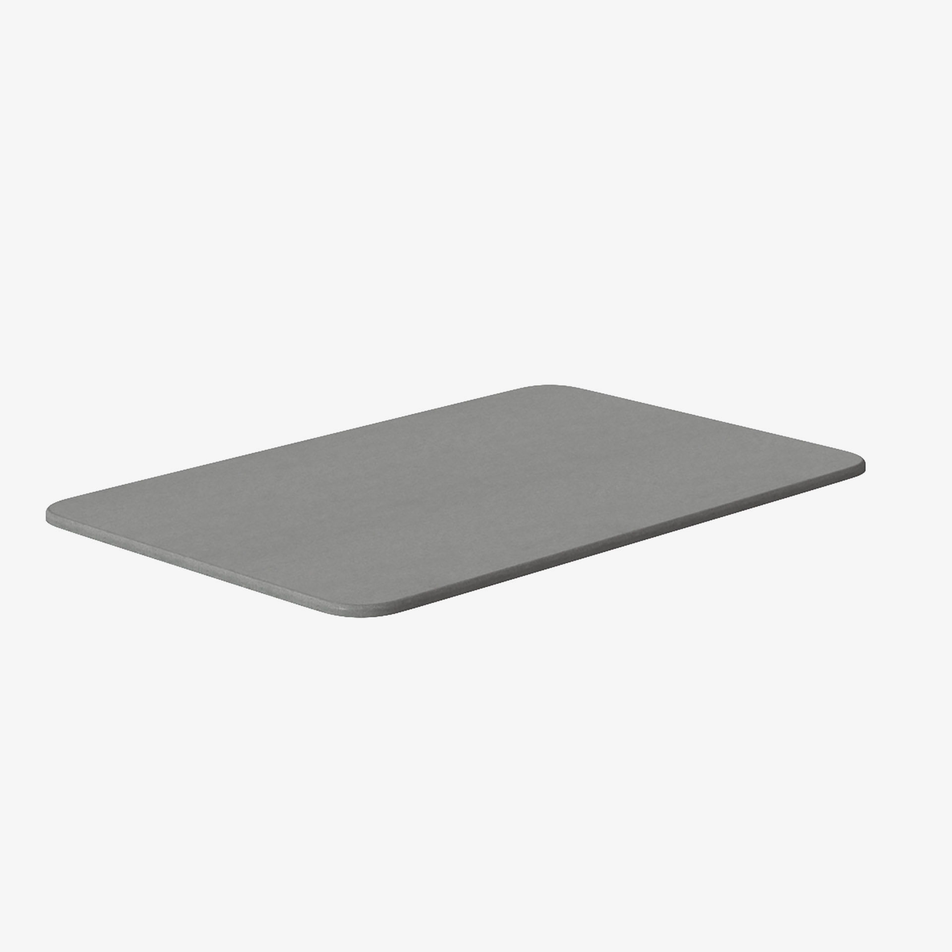 Alfombra de ba&ntilde;o de diatomita gris Leria 39x60cm