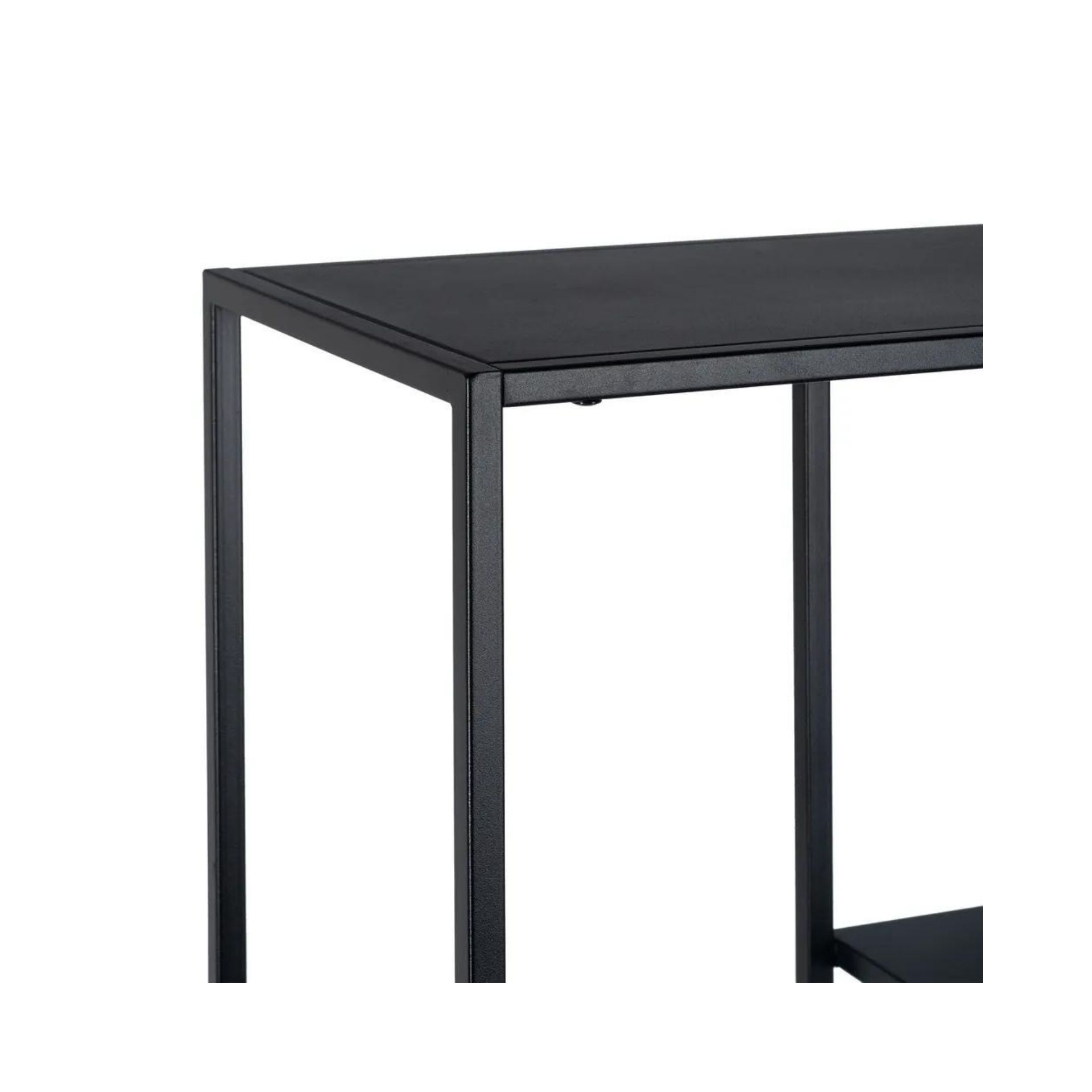 Estantería de acero negro Calista 90x30x188cm