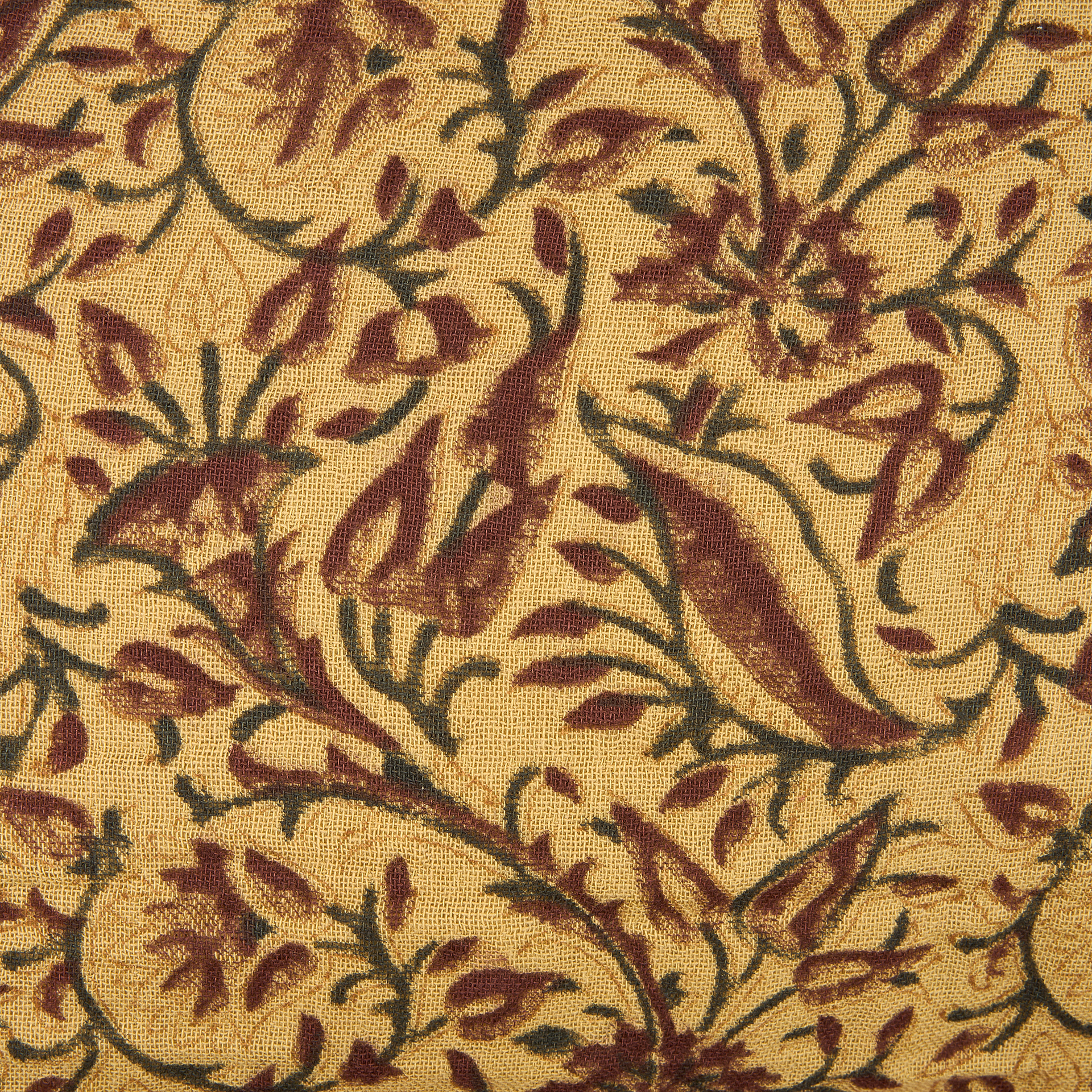 Funda de cojín de algodón burdeos Mia 40x60cm Clau&Chloe