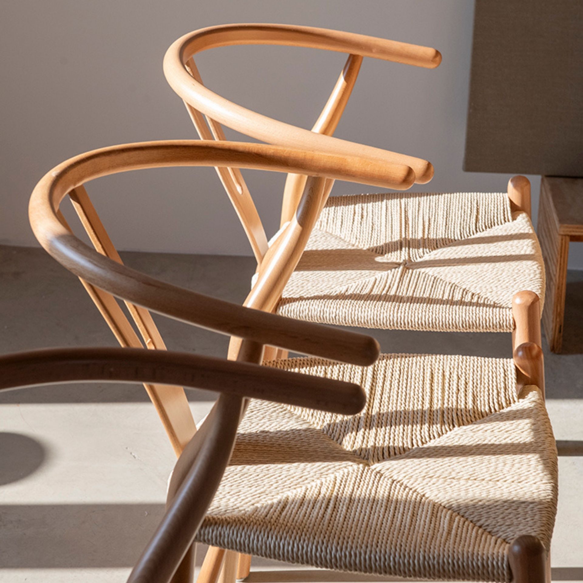 Silla de comedor de madera de haya Irma 56x52x76cm