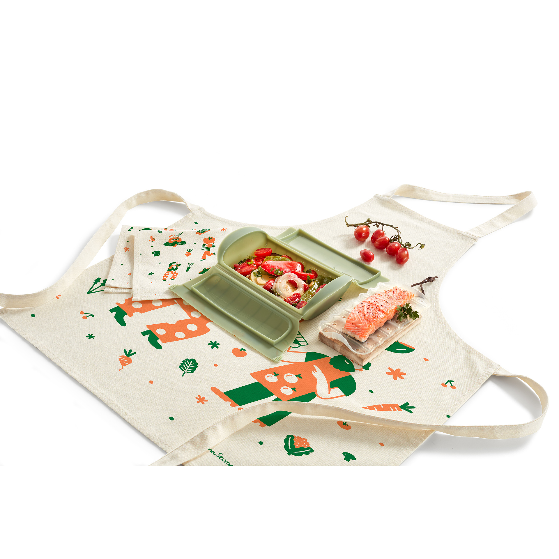 Kit de cocina con delantal y accesorios cocina Lékué