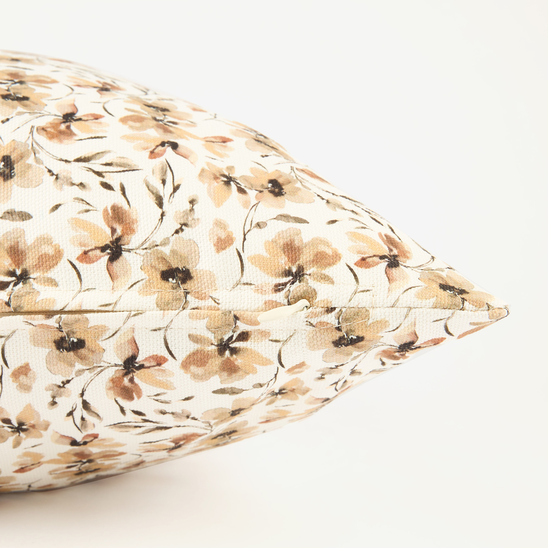 Funda de cojÍn de algodón taupe Durian 45x45cm