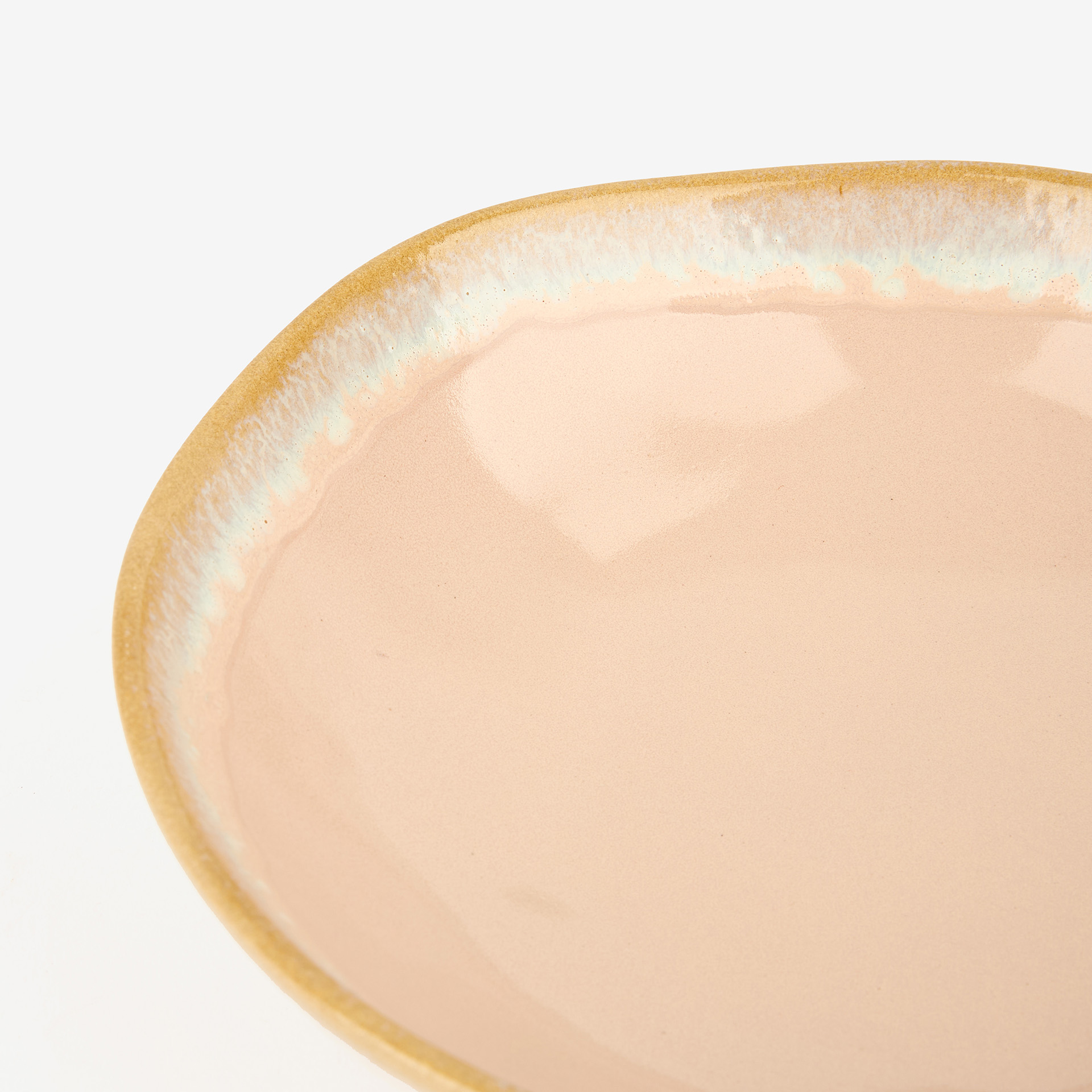 Plato hondo de gres beige Amelie Ø20cm