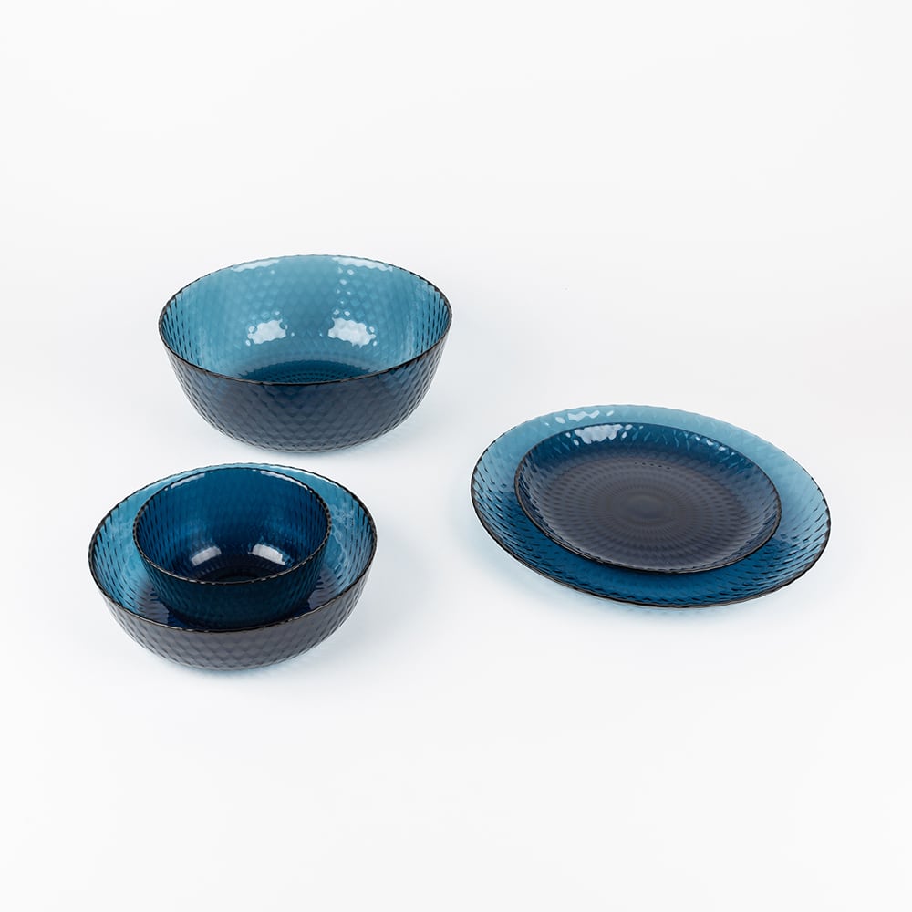 Plato llano azul Idylle Ø25cm