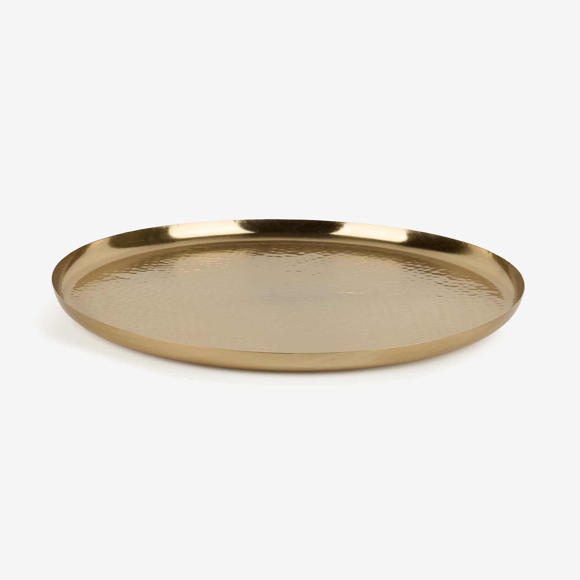 Bandeja dorada de 39cm Aura