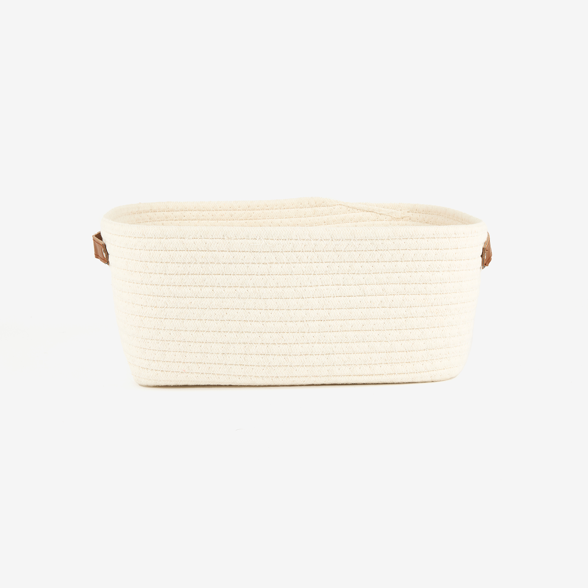 Cesta blanca Mandla 31x26x14cm
