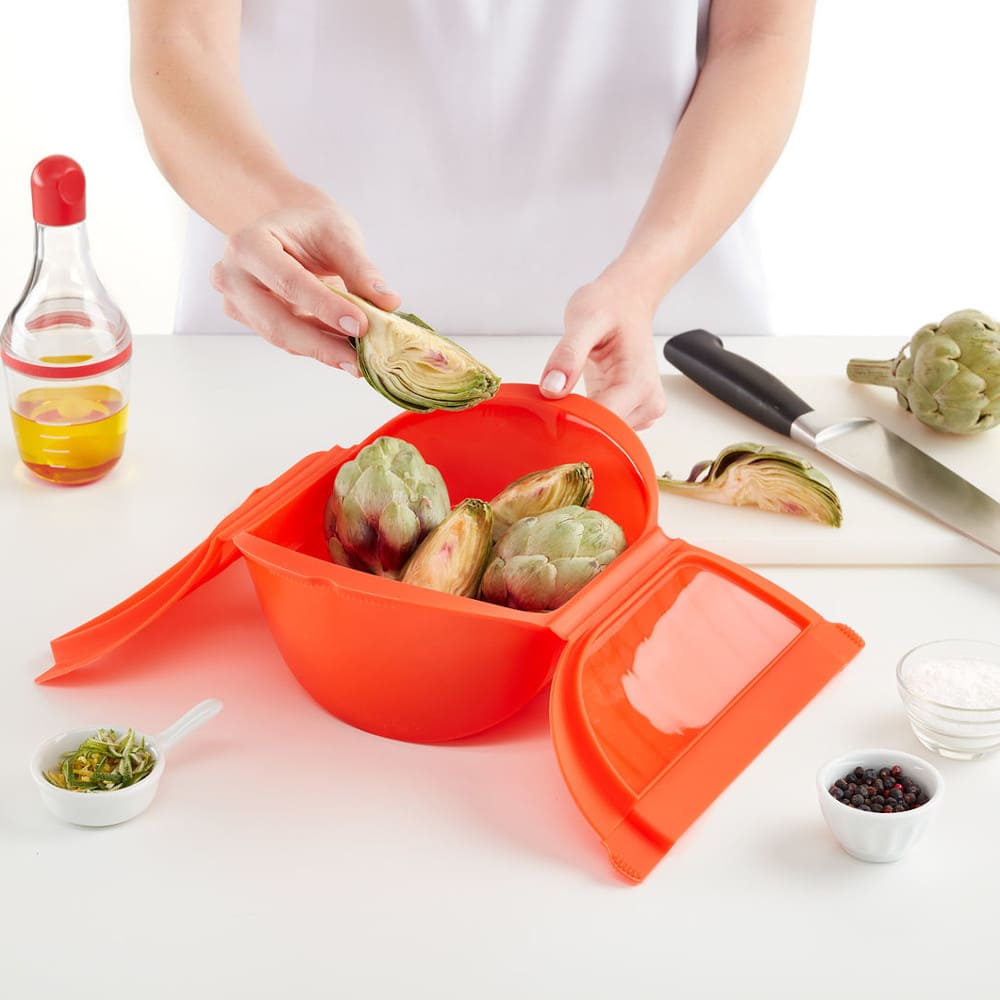 Estuche de vapor rojo para 3-4 personas - L&eacute;ku&eacute;