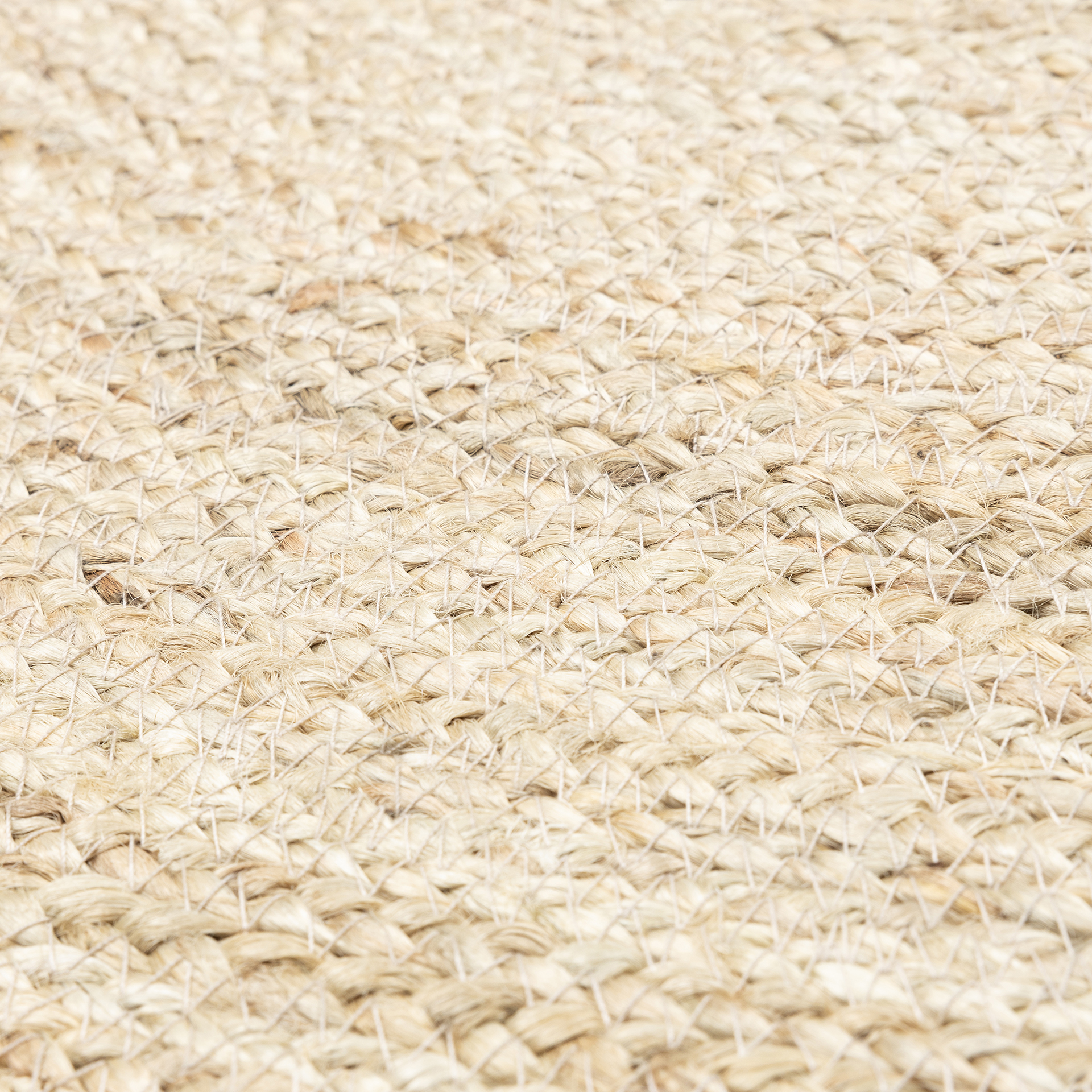 Alfombra de yute natural &Oslash;90cm