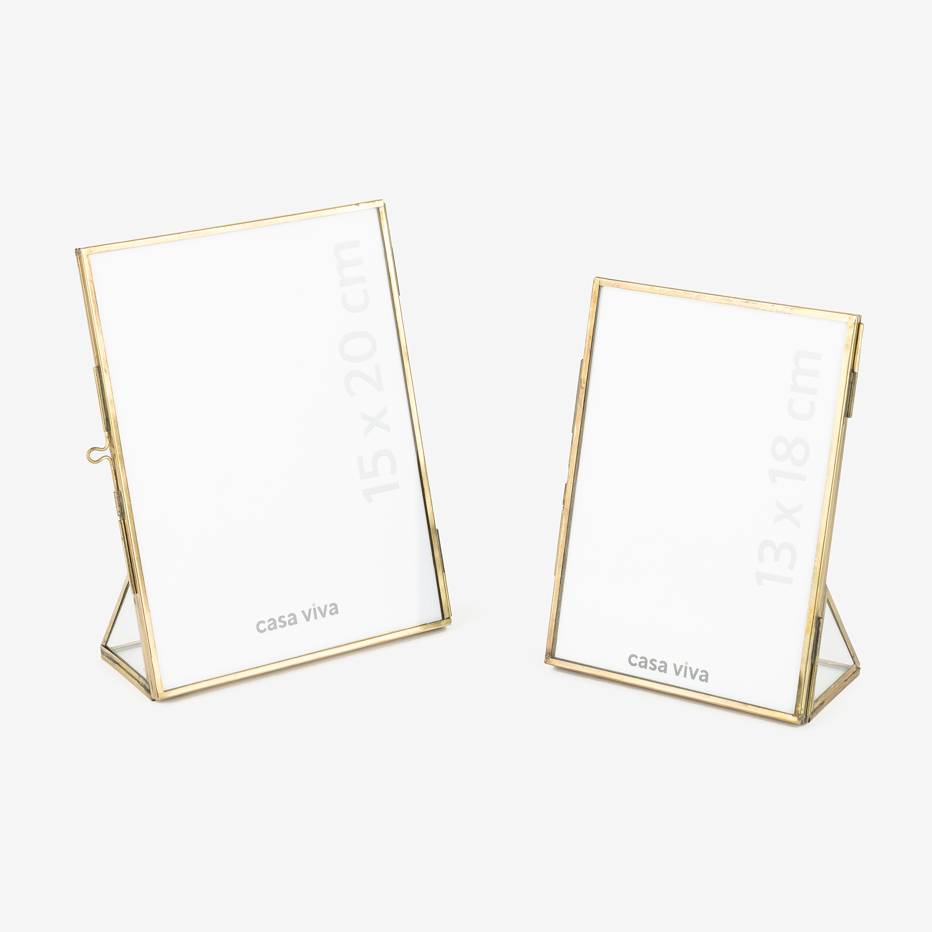 Marco de fotos dorado 13x18cm