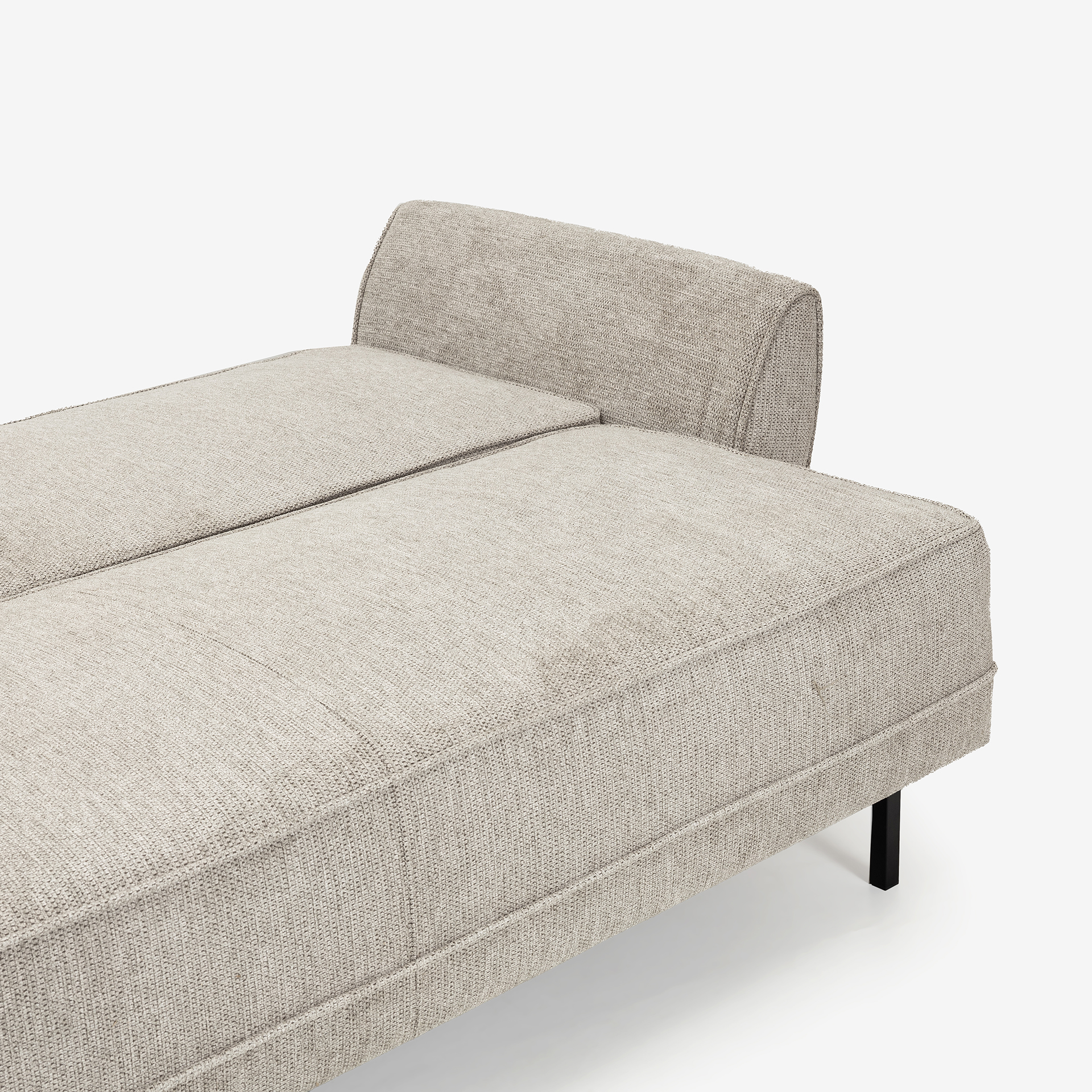 Sofá cama de 3 plazas gris Fules 212x85x85cm