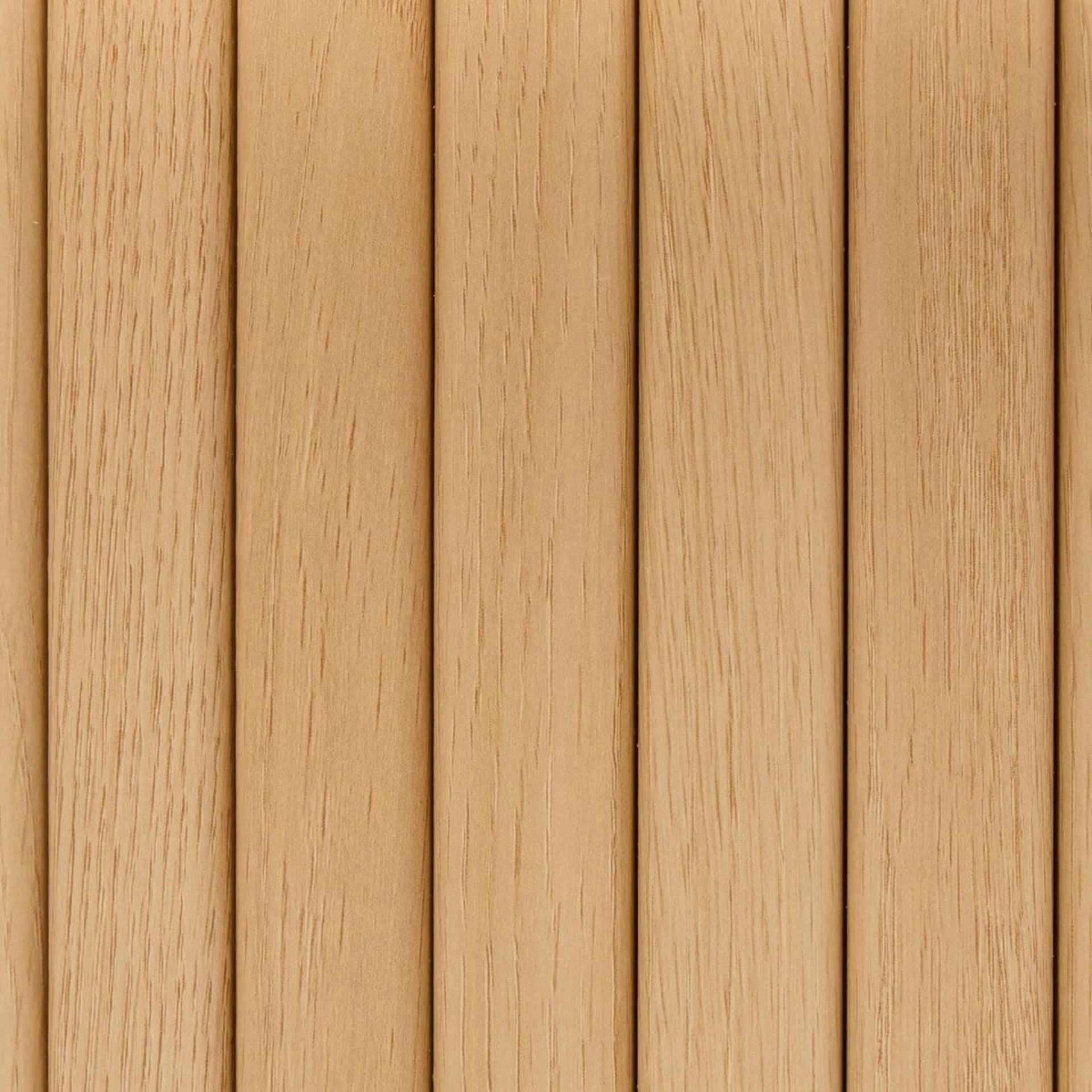 Mesa de comedor de madera efecto m&aacute;rmol Korel &Oslash;110cm